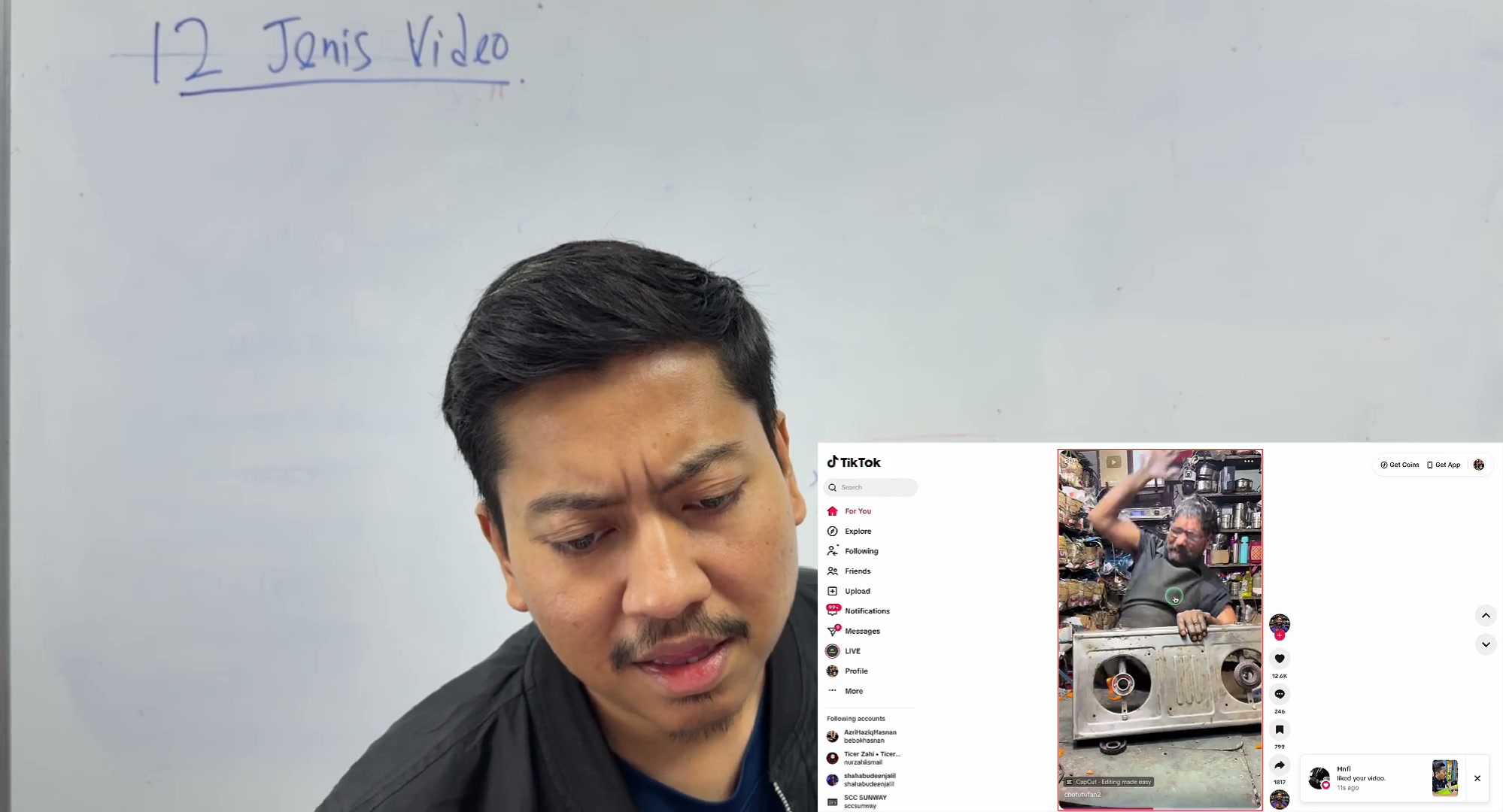 Paparan rakaman pada 00:03:27