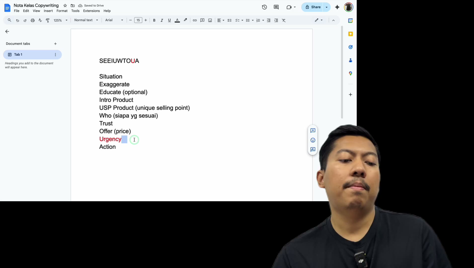 Paparan rakaman pada 00:13:42
