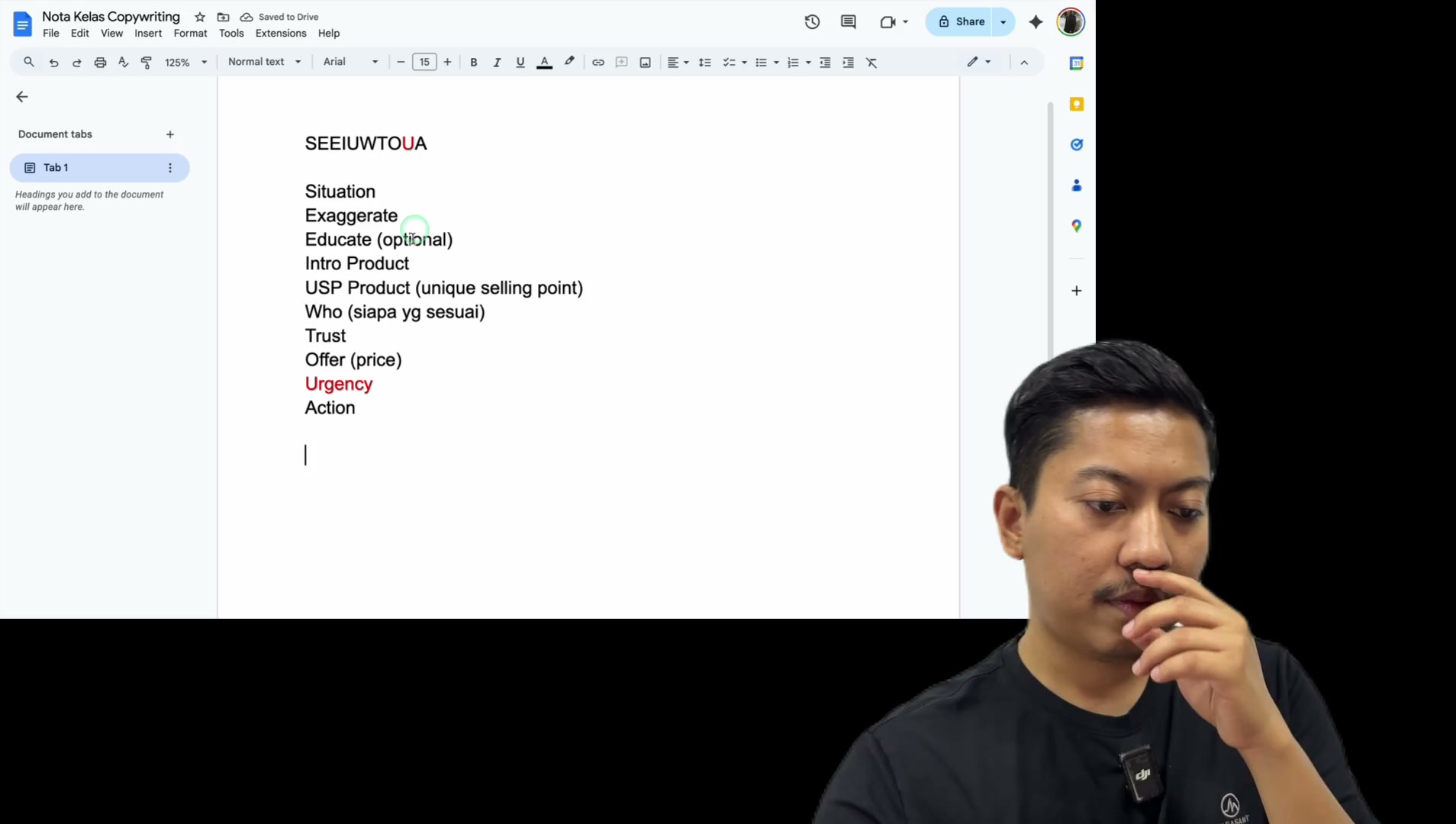 Paparan rakaman pada 00:14:03