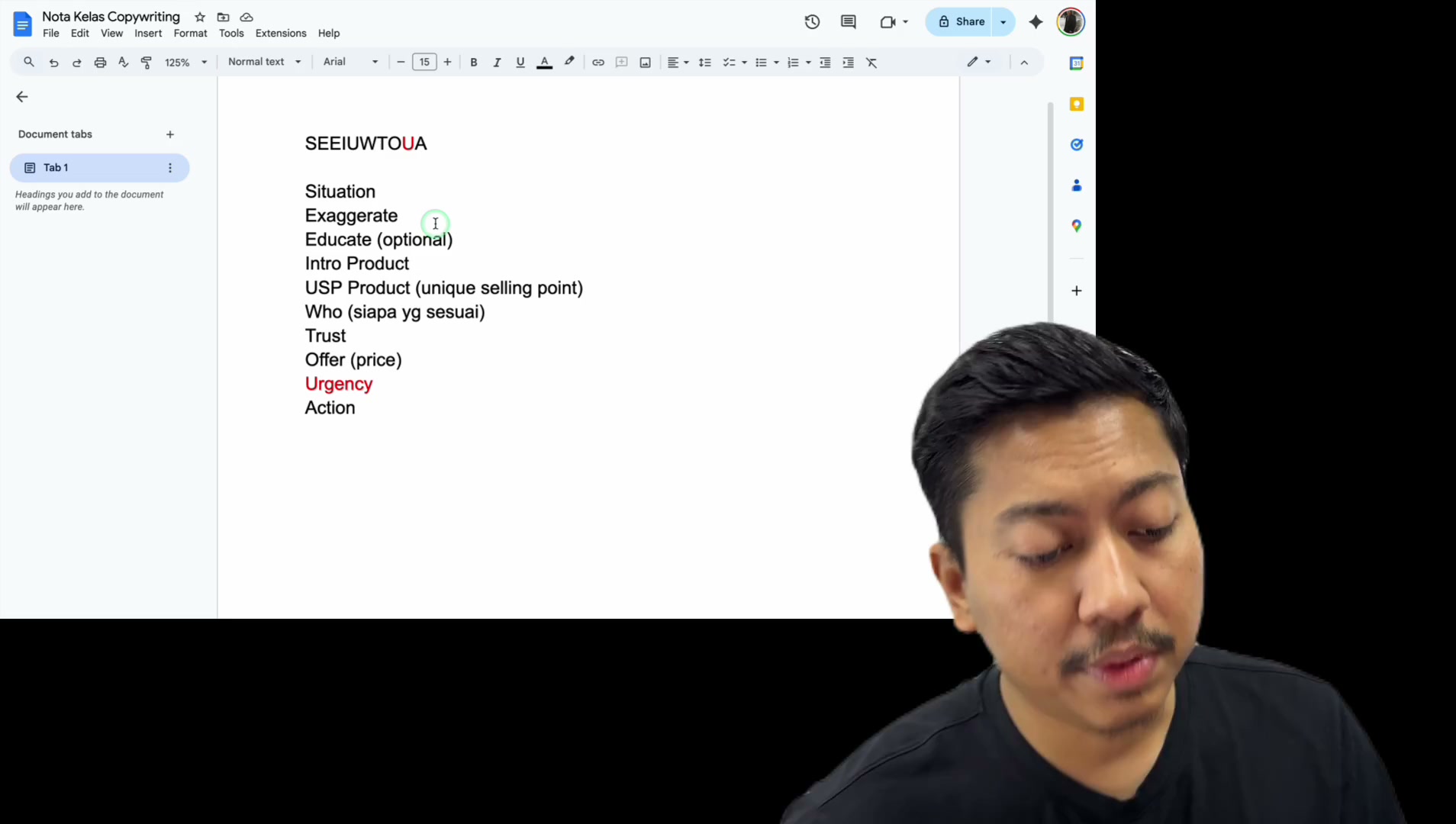 Paparan rakaman pada 00:14:06