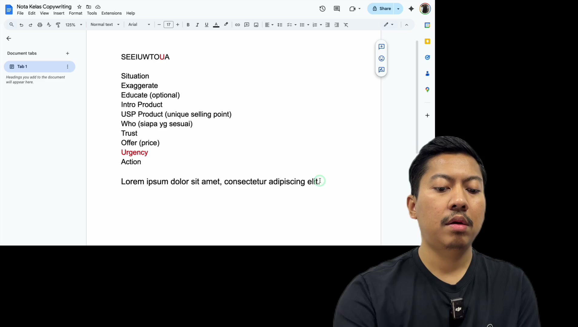 Paparan rakaman pada 00:15:57