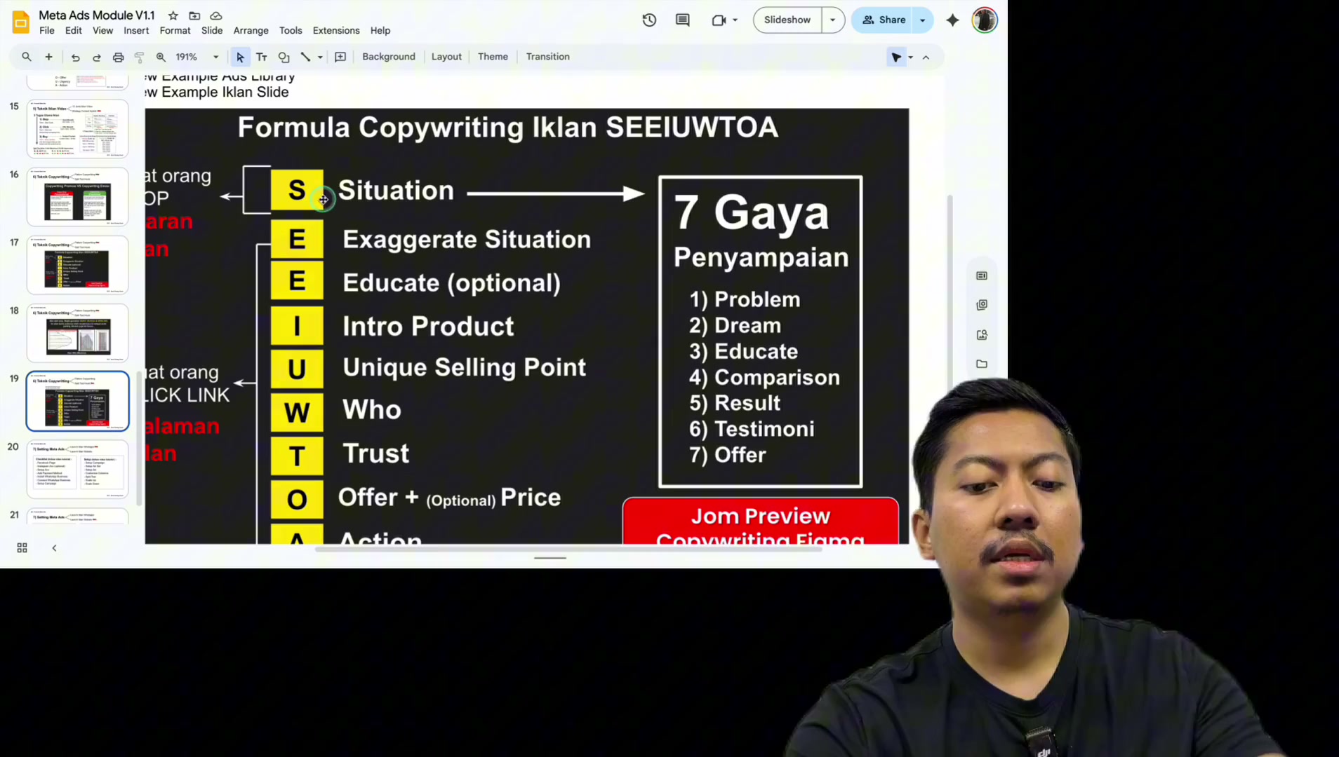 Paparan rakaman pada 00:19:00