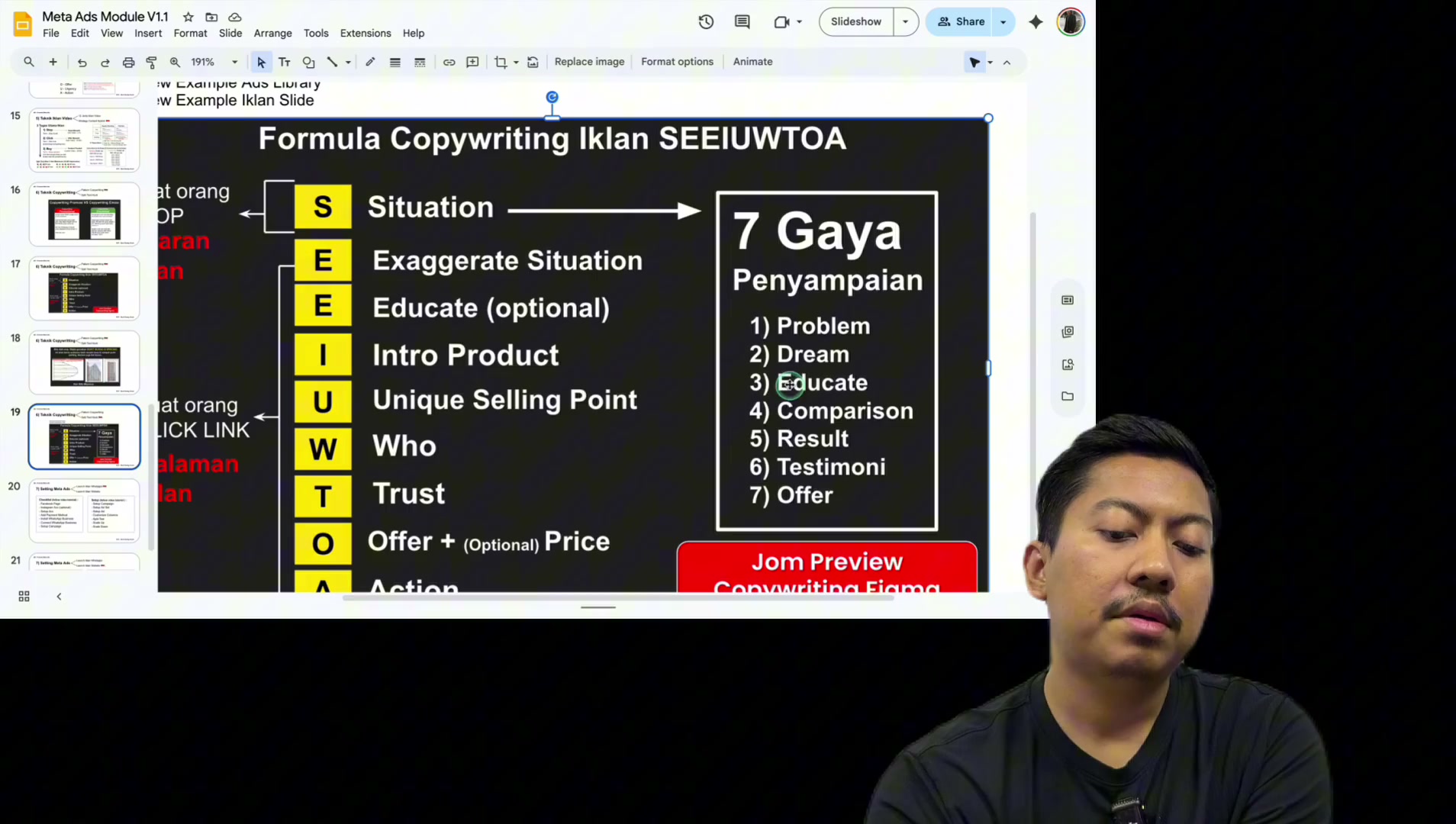 Paparan rakaman pada 00:19:24