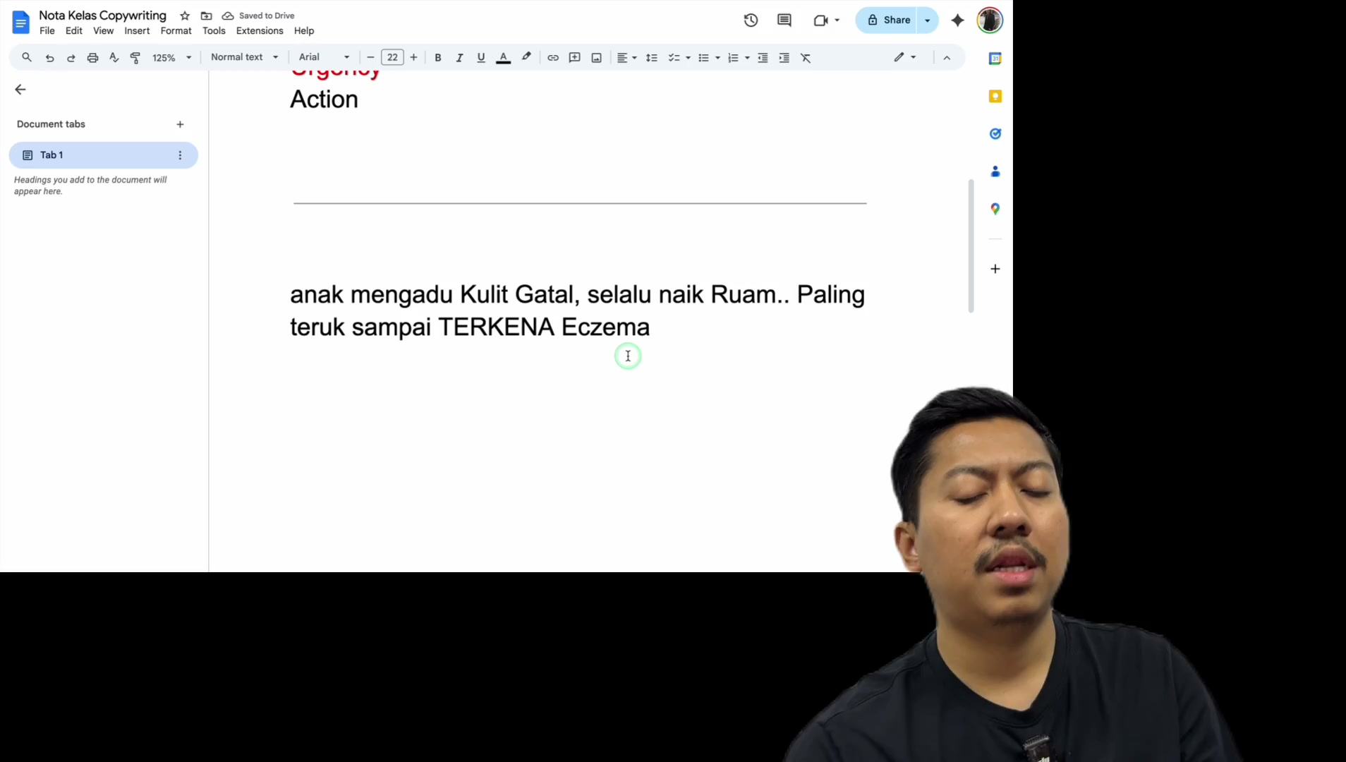 Paparan rakaman pada 00:20:51