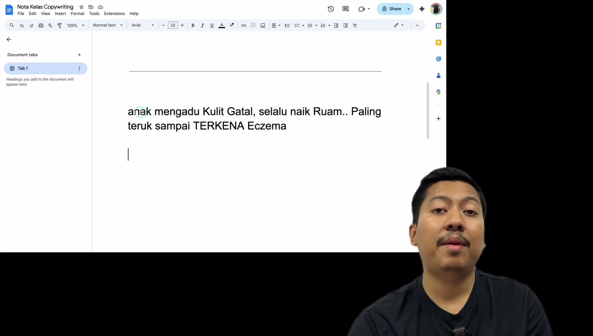 Paparan rakaman pada 00:21:09