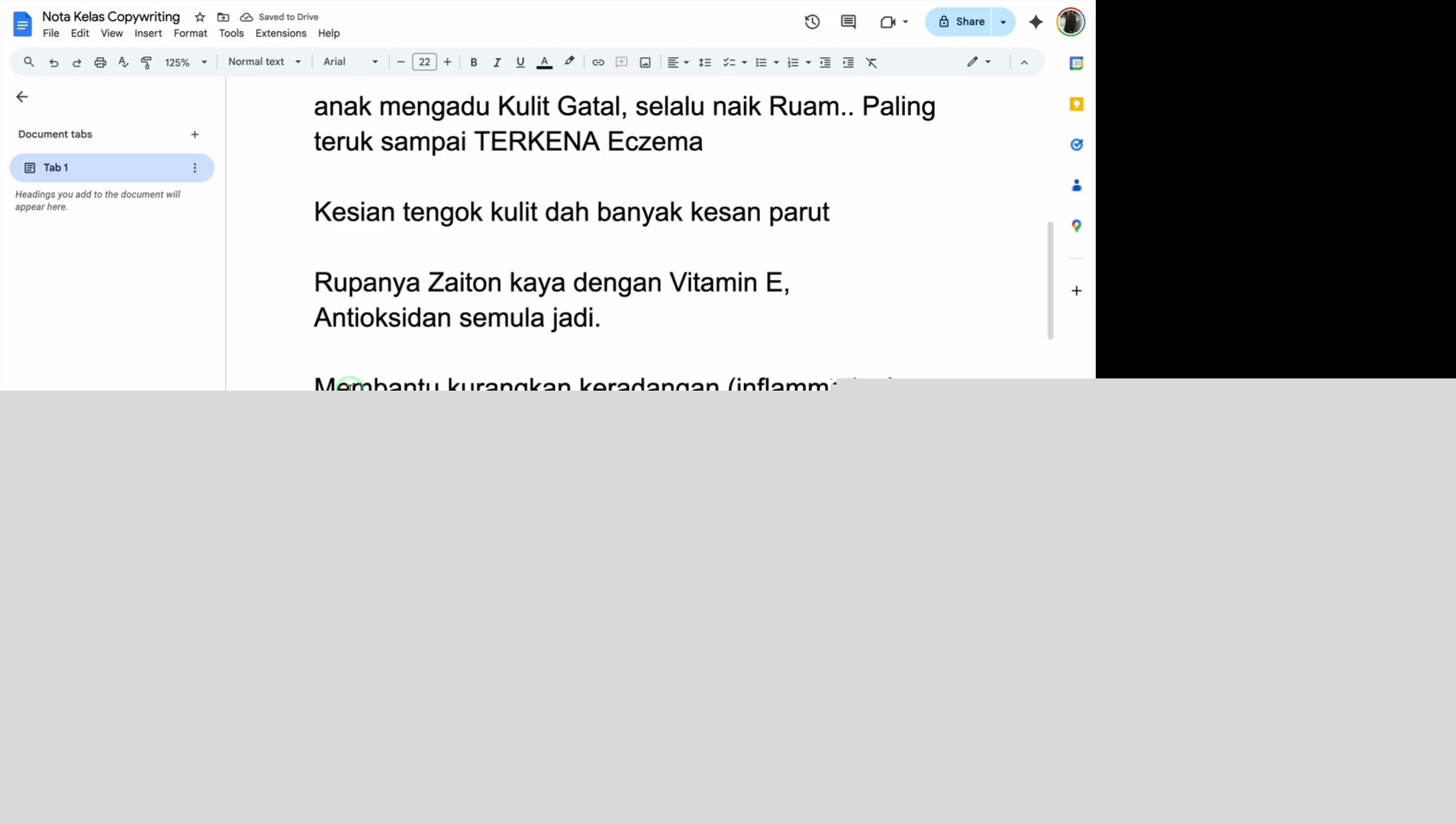Paparan rakaman pada 00:25:33