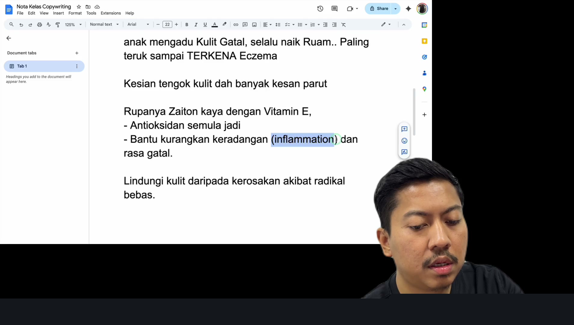 Paparan rakaman pada 00:25:54