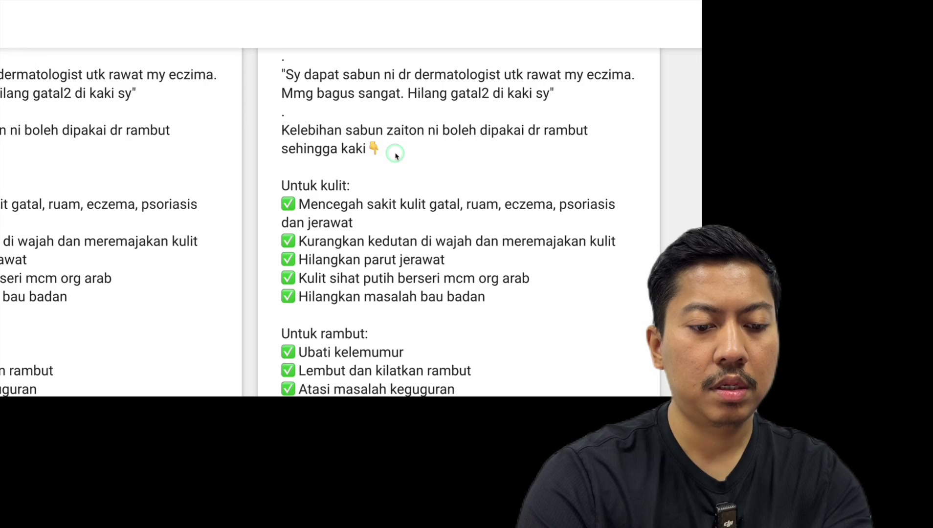 Paparan rakaman pada 00:30:51