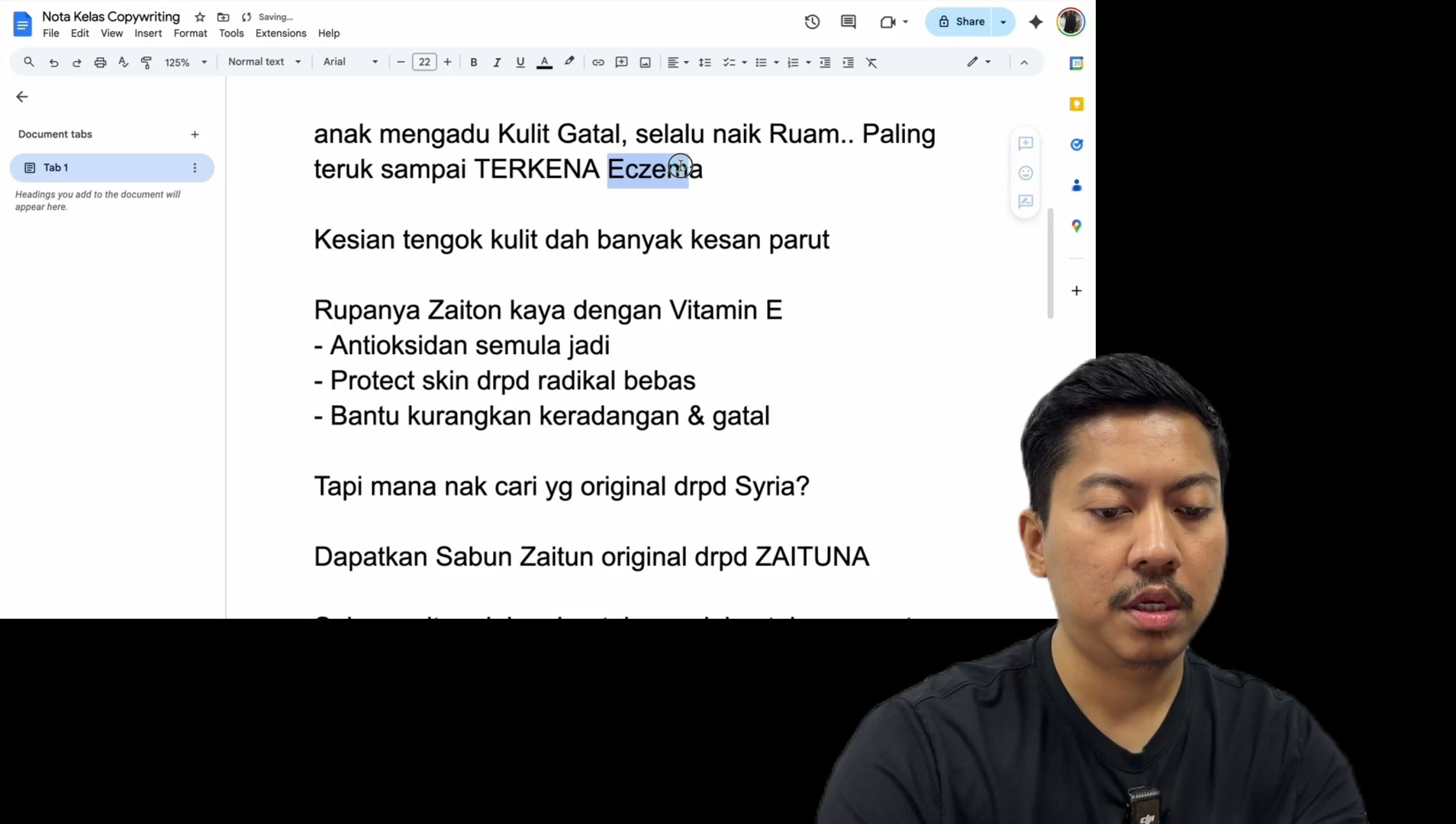 Paparan rakaman pada 00:31:33