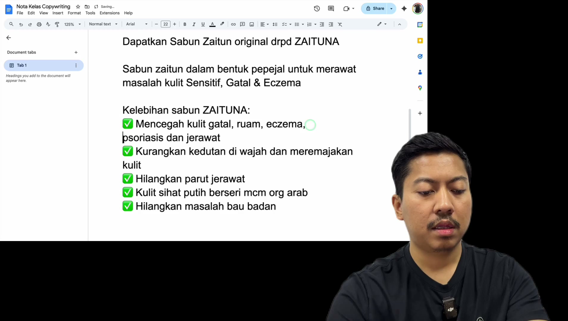 Paparan rakaman pada 00:32:54