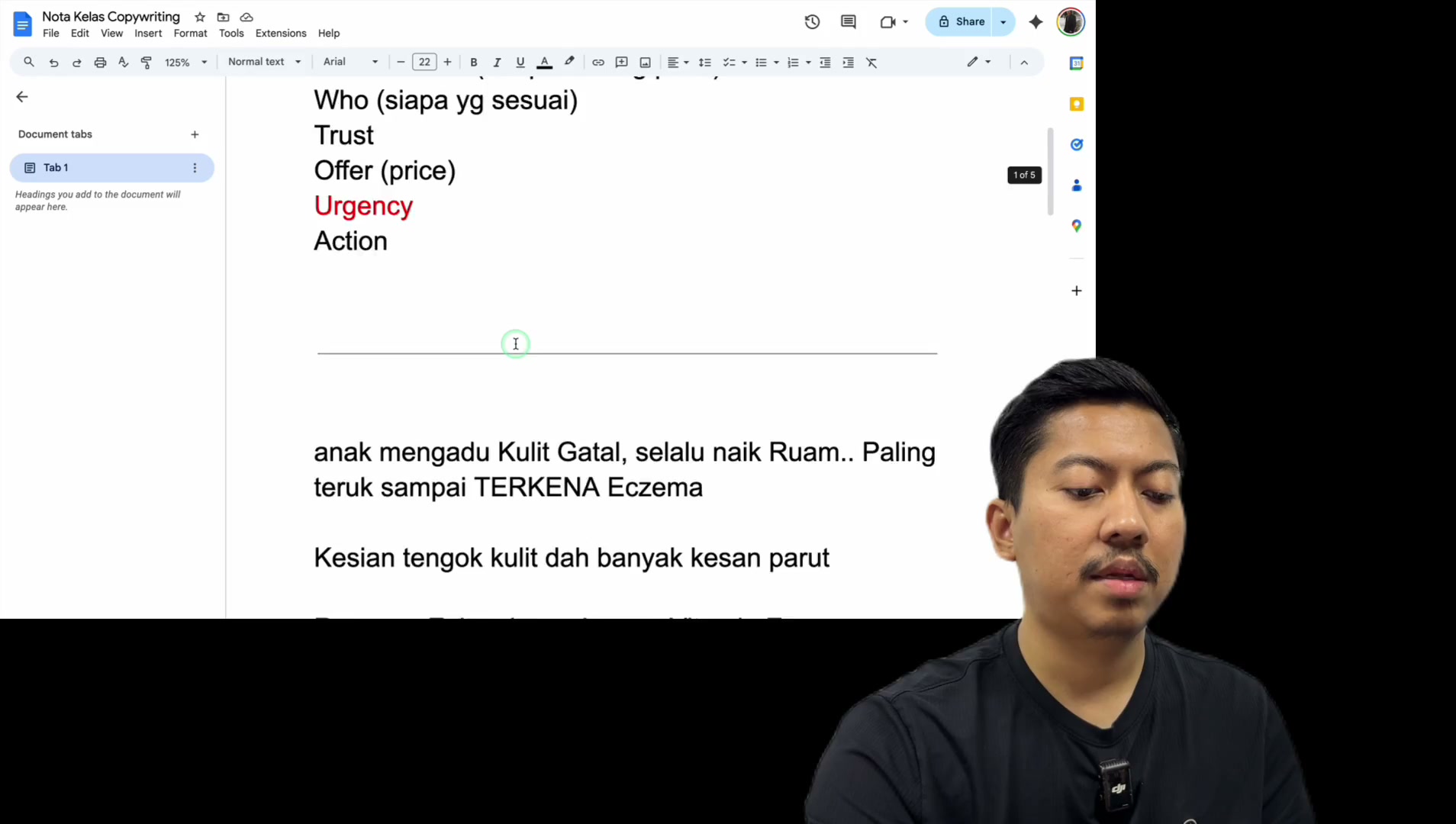 Paparan rakaman pada 00:40:03
