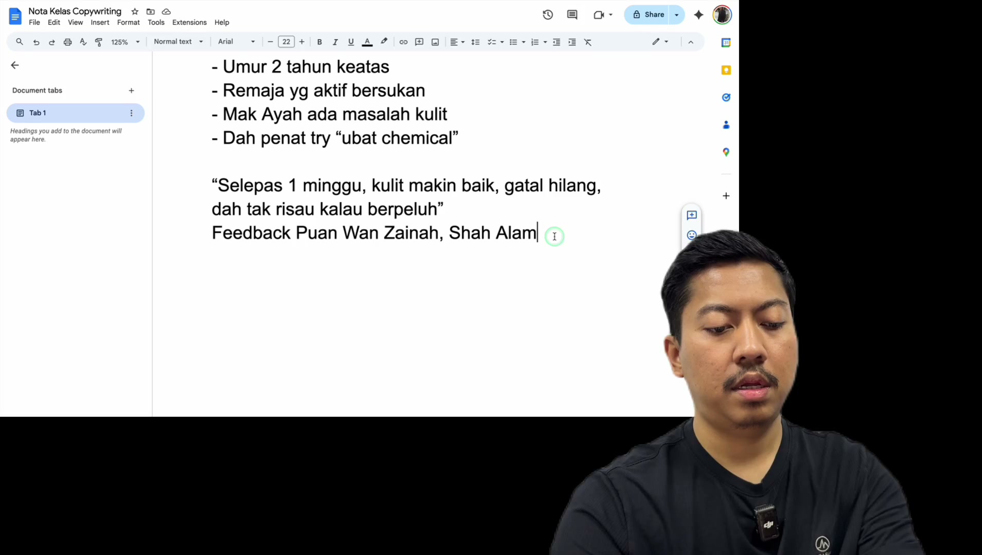Paparan rakaman pada 00:40:09