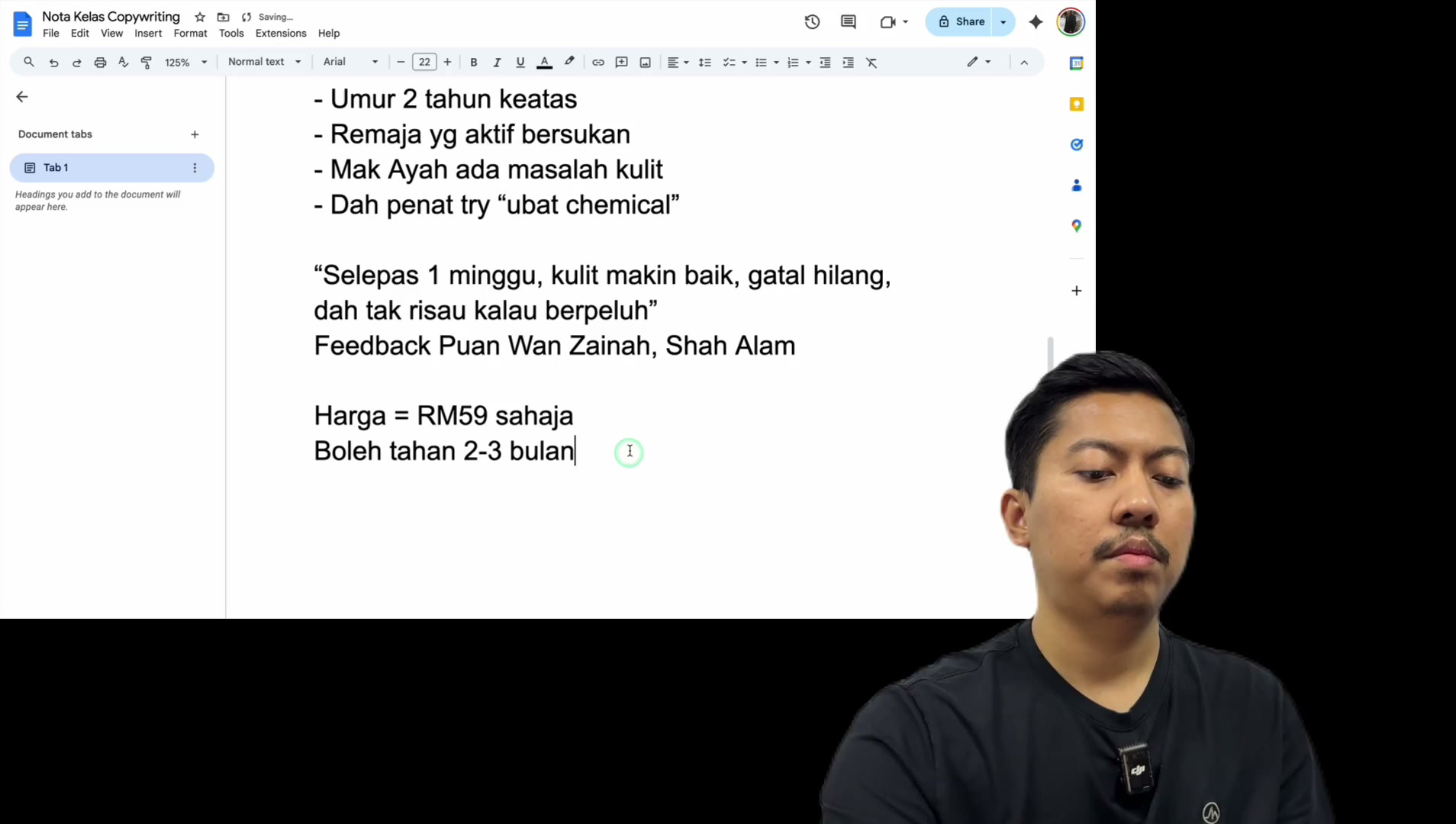 Paparan rakaman pada 00:40:30