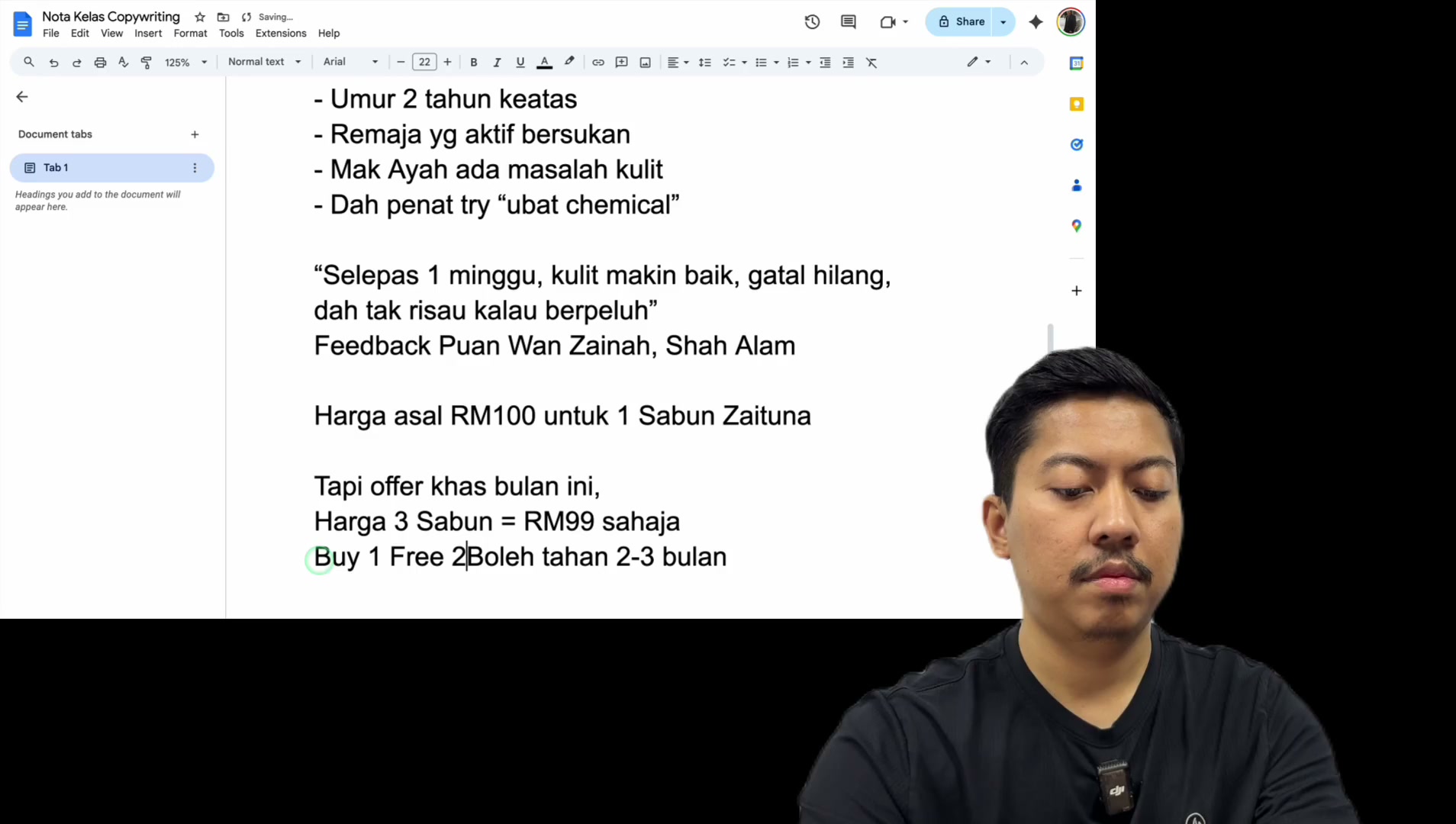 Paparan rakaman pada 00:42:00