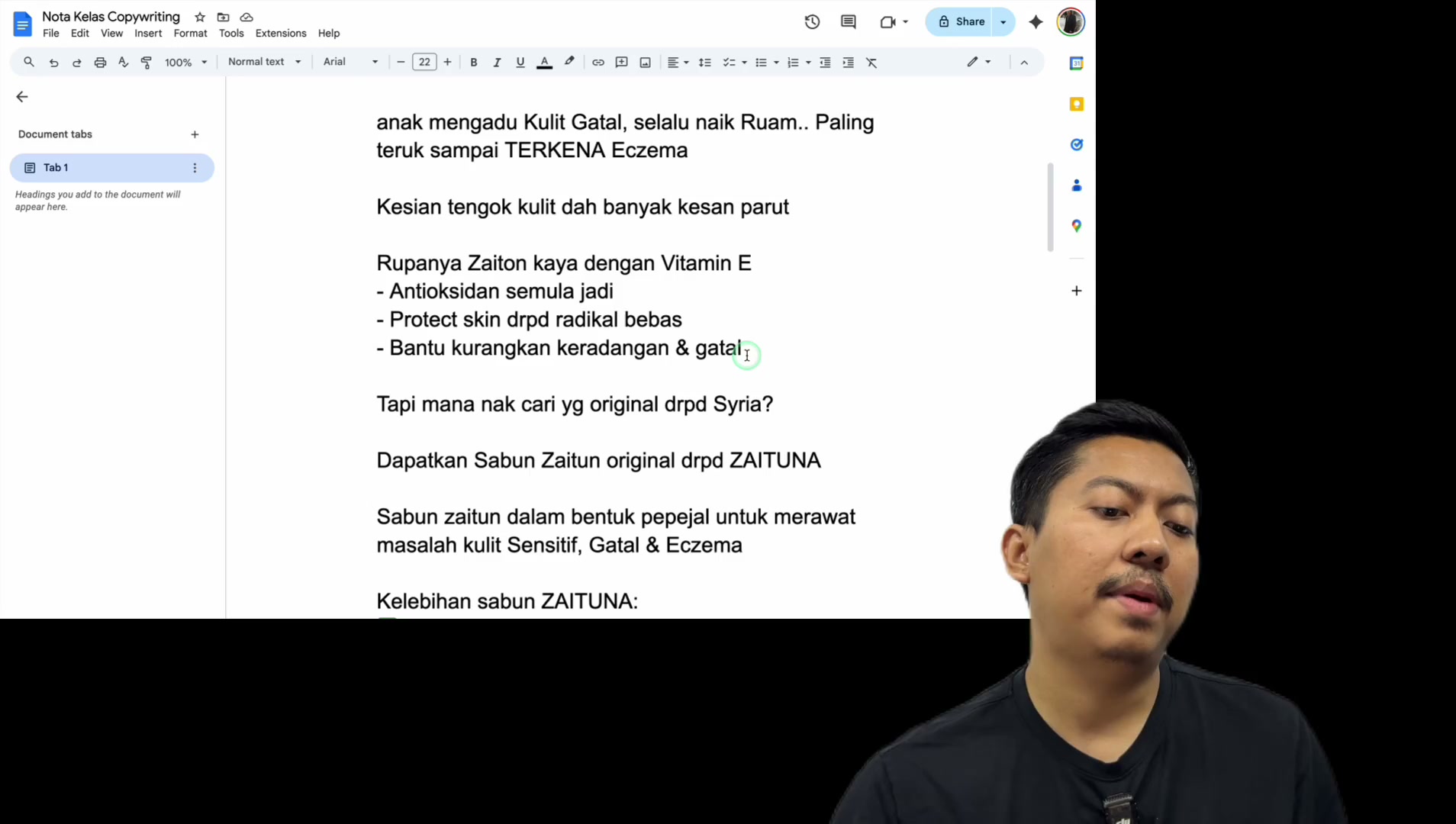Paparan rakaman pada 00:47:06