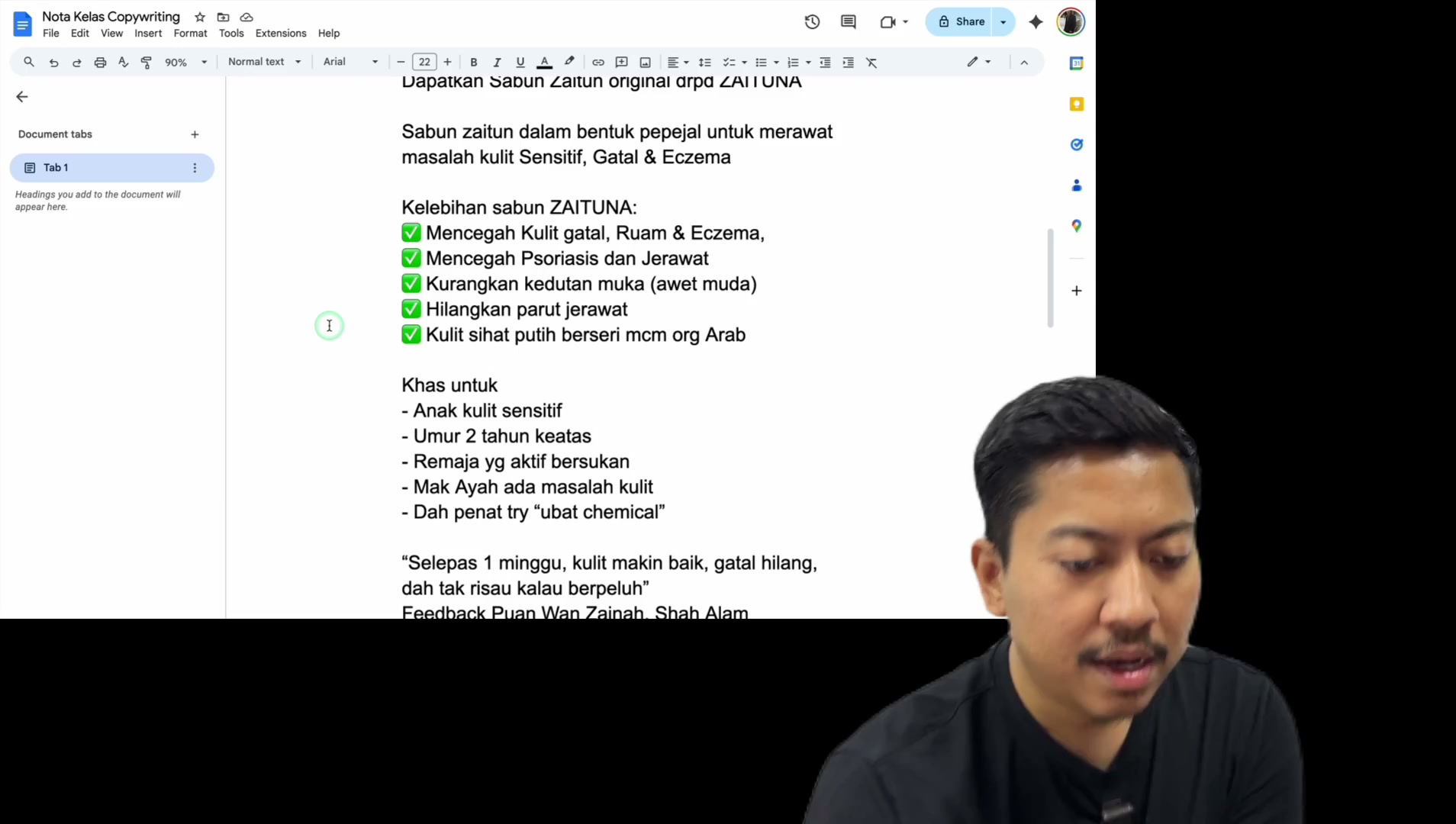 Paparan rakaman pada 00:47:54