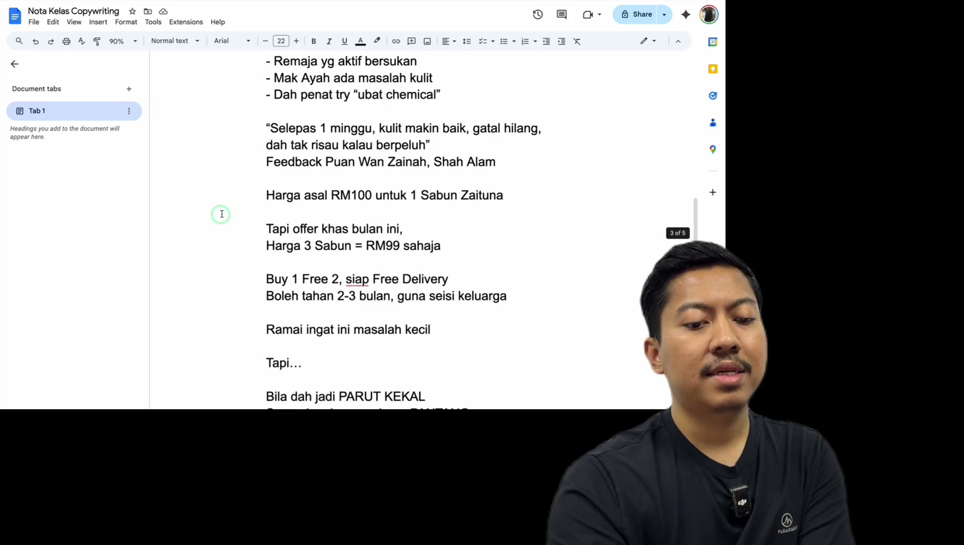 Paparan rakaman pada 00:48:06