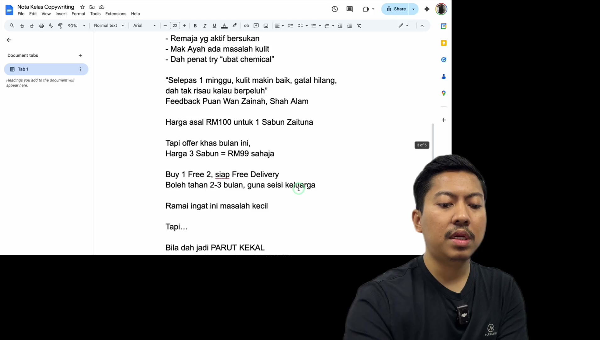 Paparan rakaman pada 00:48:30