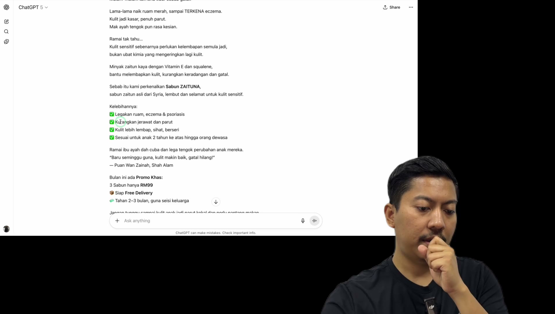 Paparan rakaman pada 00:54:27