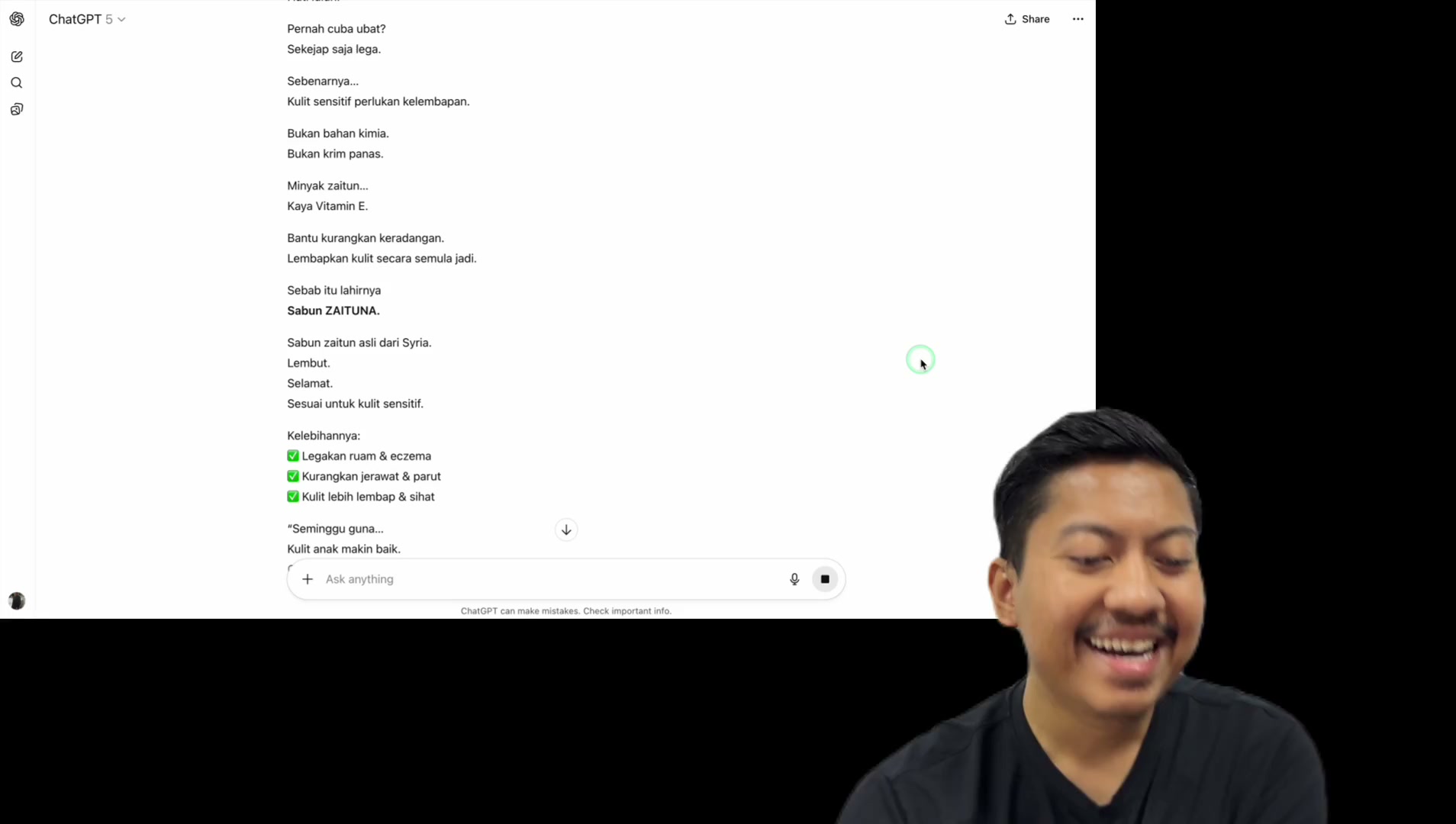 Paparan rakaman pada 00:56:12