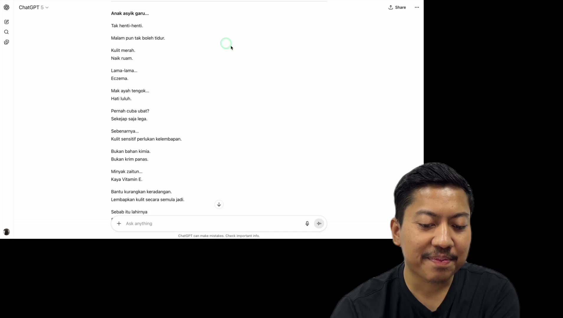Paparan rakaman pada 00:56:15