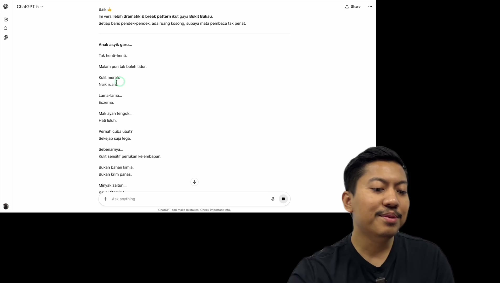 Paparan rakaman pada 00:56:33