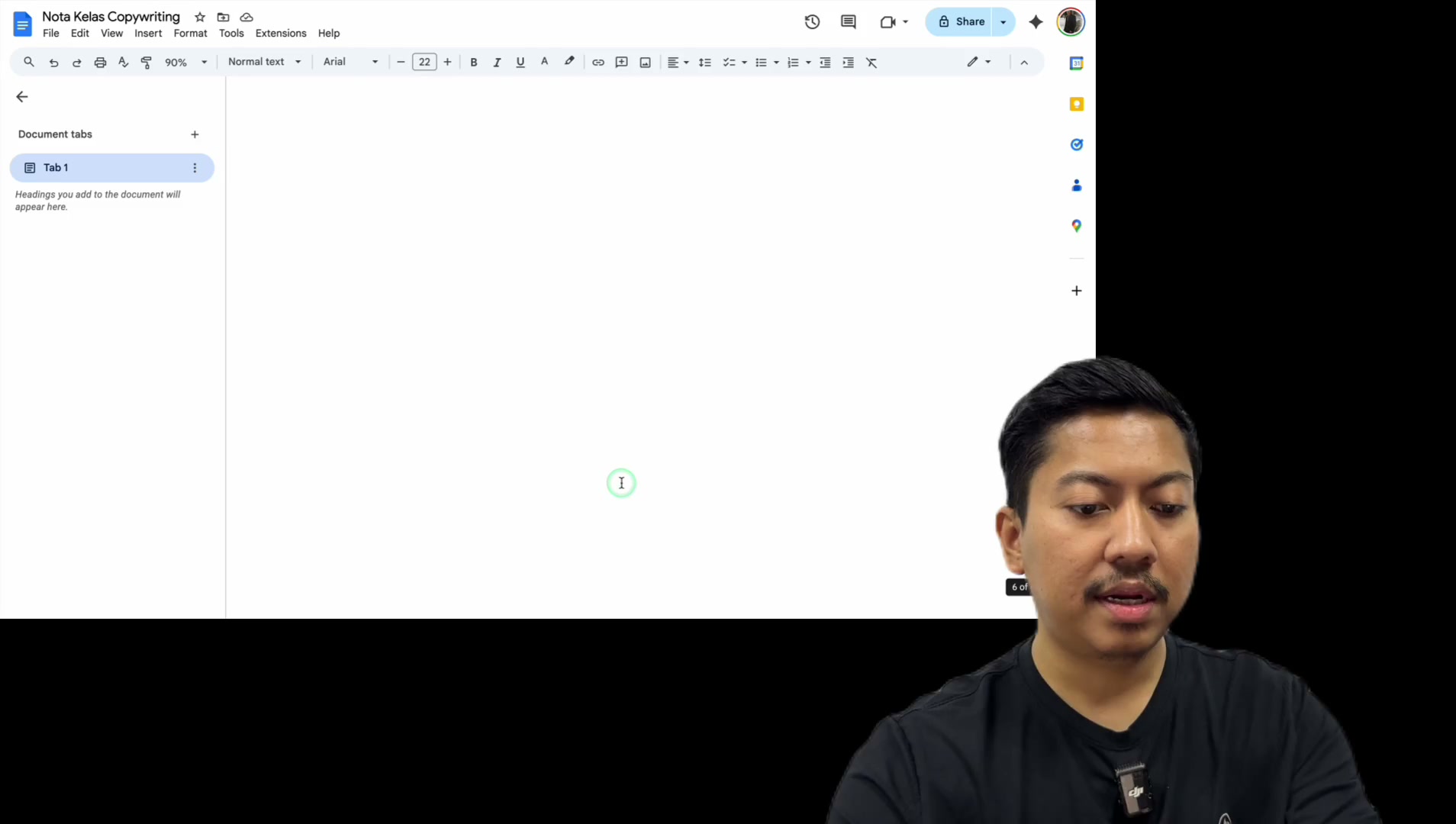 Paparan rakaman pada 00:57:30