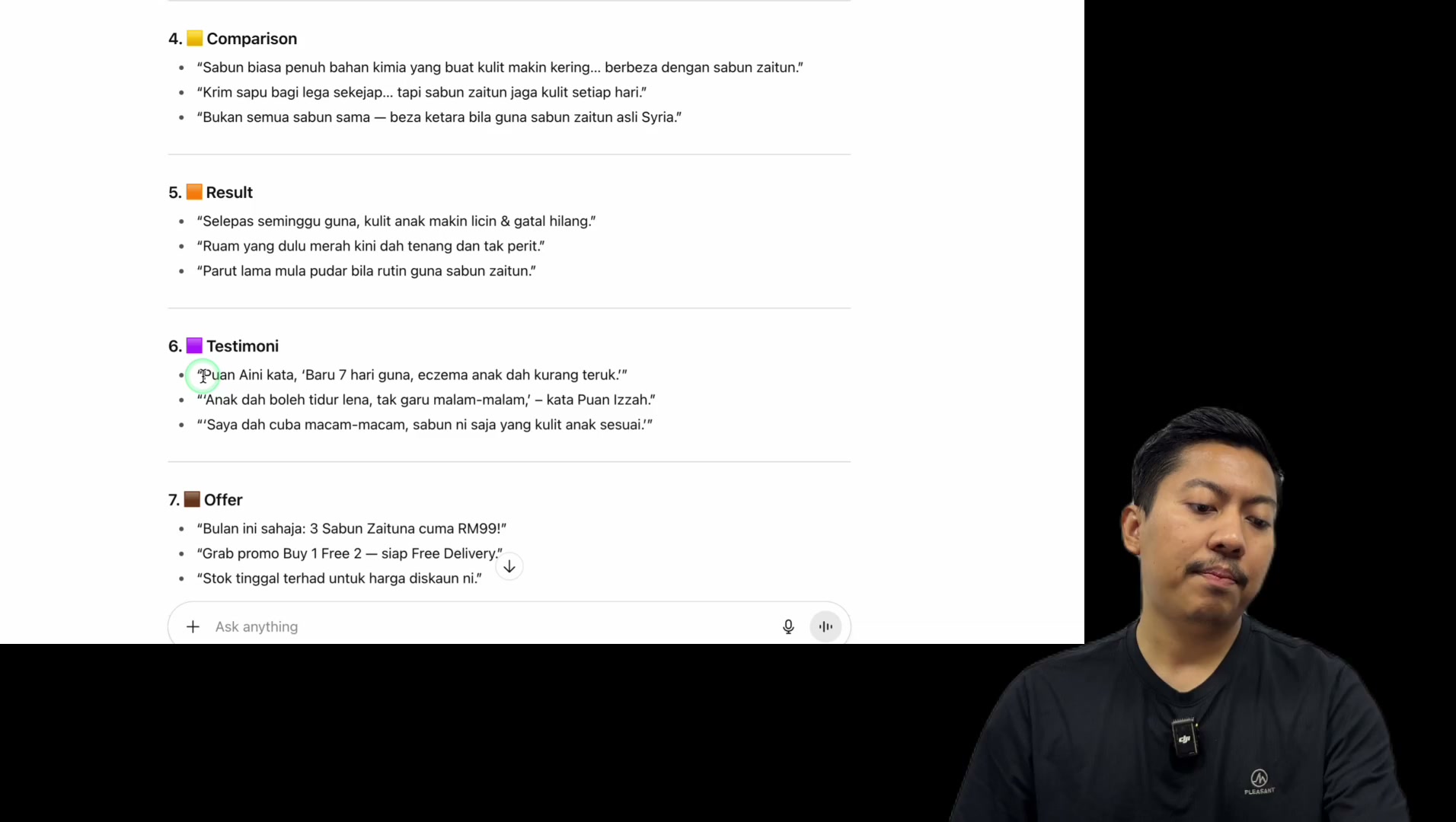 Paparan rakaman pada 00:08:27