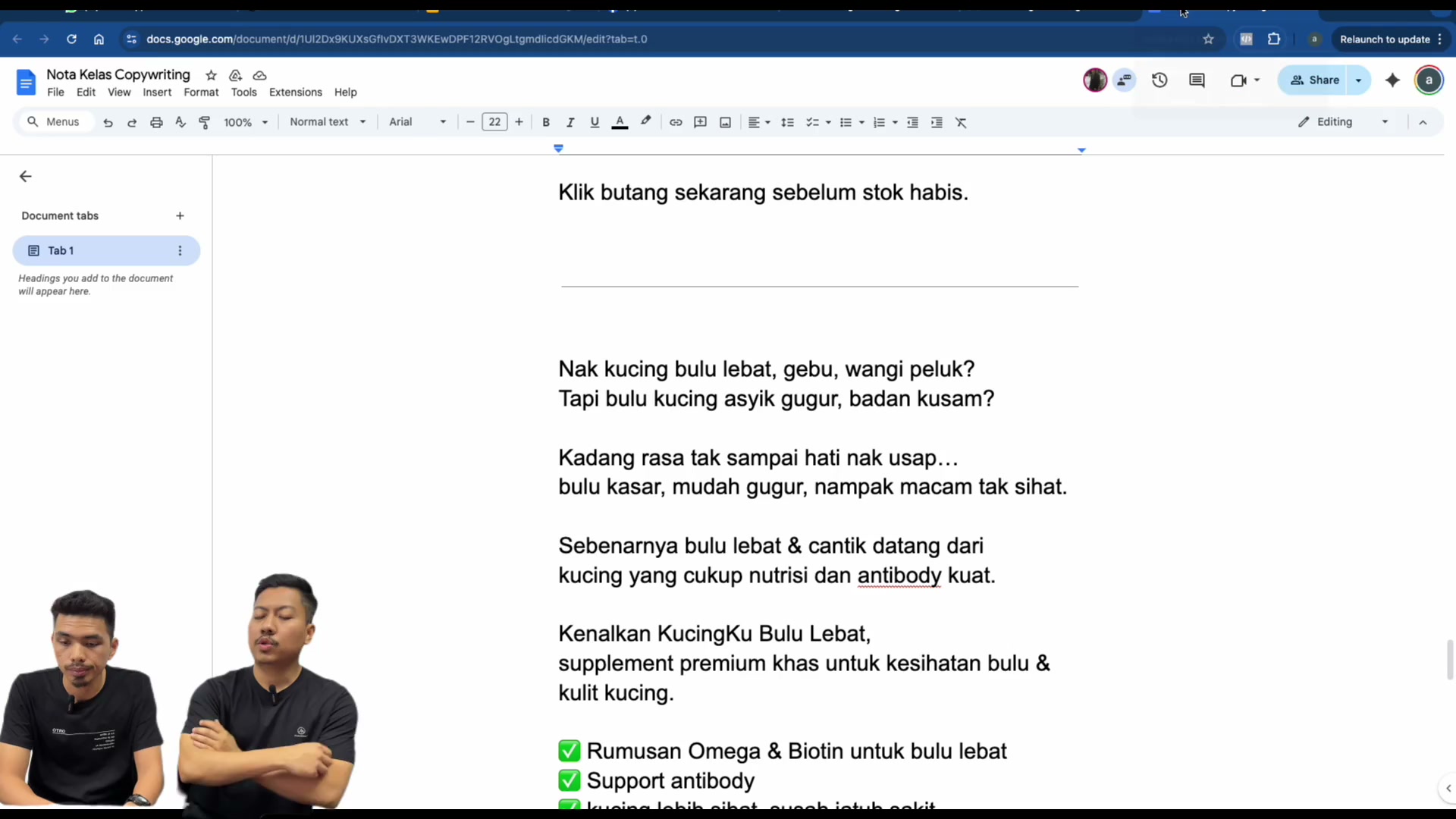 Paparan rakaman pada 00:00:27