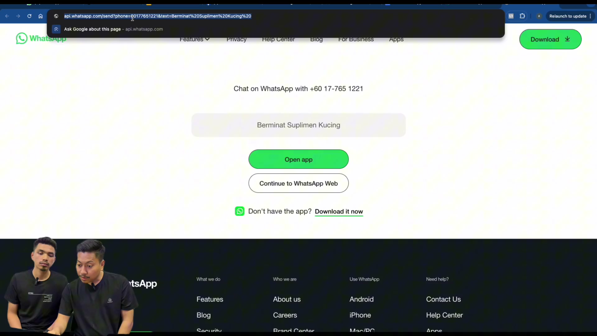 Paparan rakaman pada 00:07:24