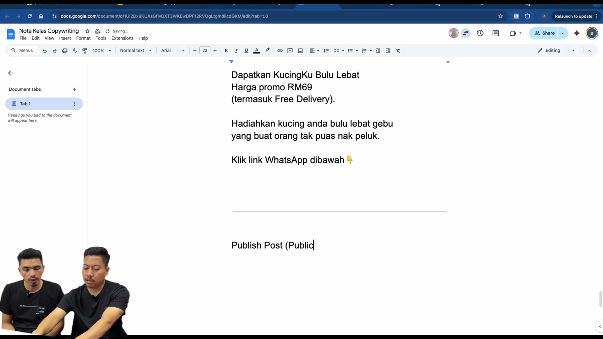 Paparan rakaman pada 00:10:57
