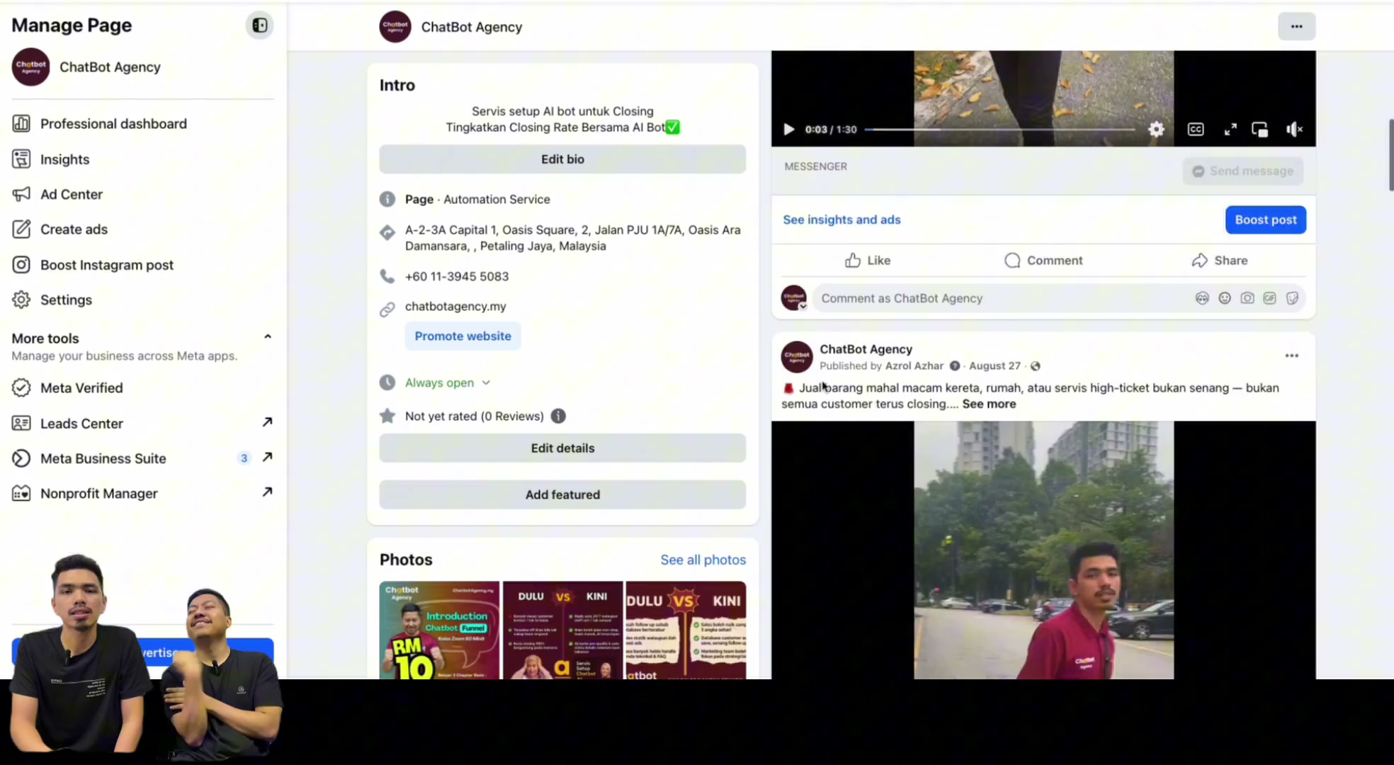 Paparan rakaman pada 00:00:48