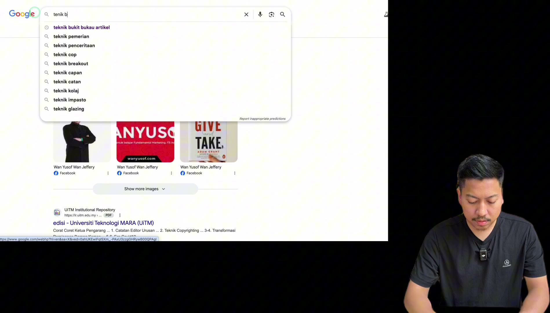 Paparan rakaman pada 00:01:36