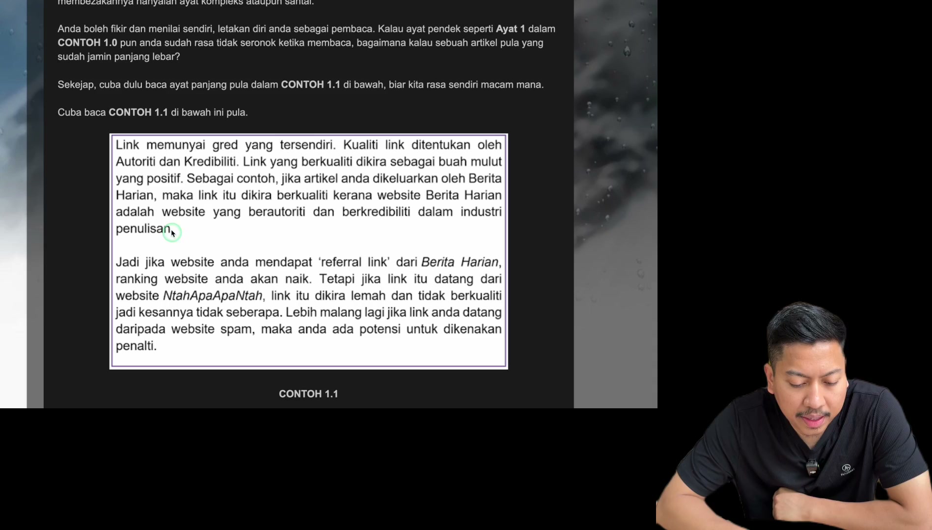 Paparan rakaman pada 00:02:45