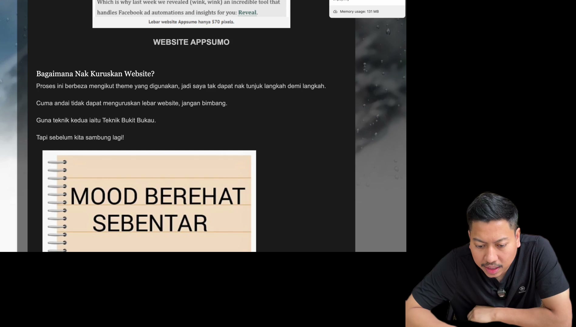 Paparan rakaman pada 00:04:03