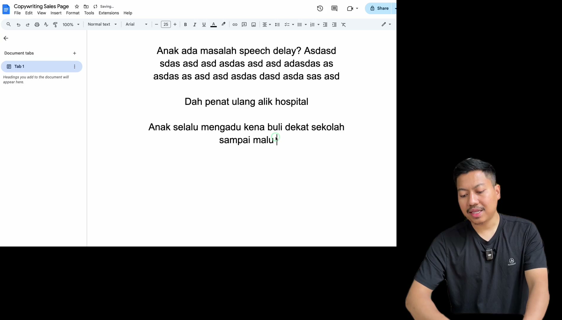 Paparan rakaman pada 00:14:09