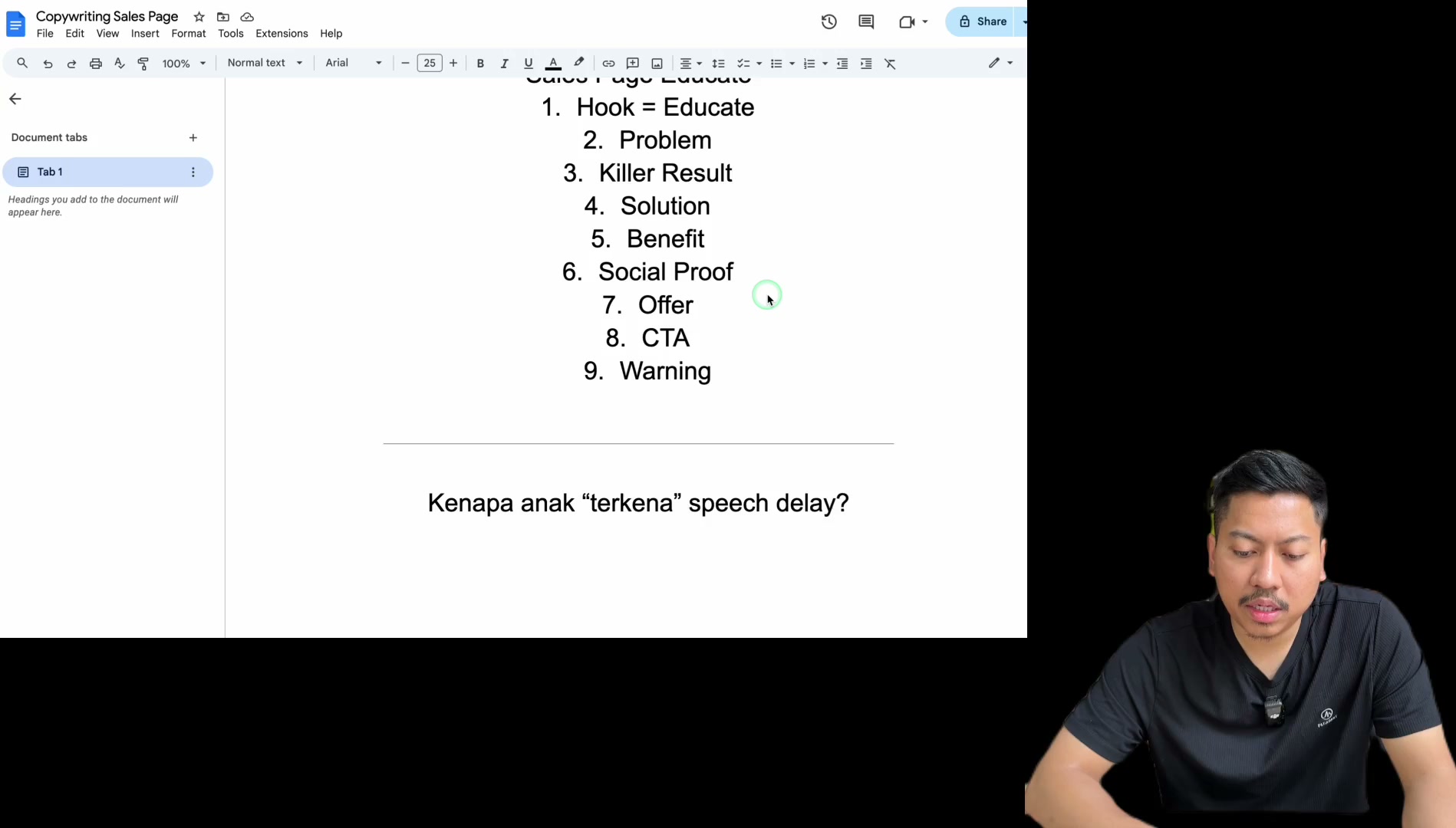 Paparan rakaman pada 00:18:09