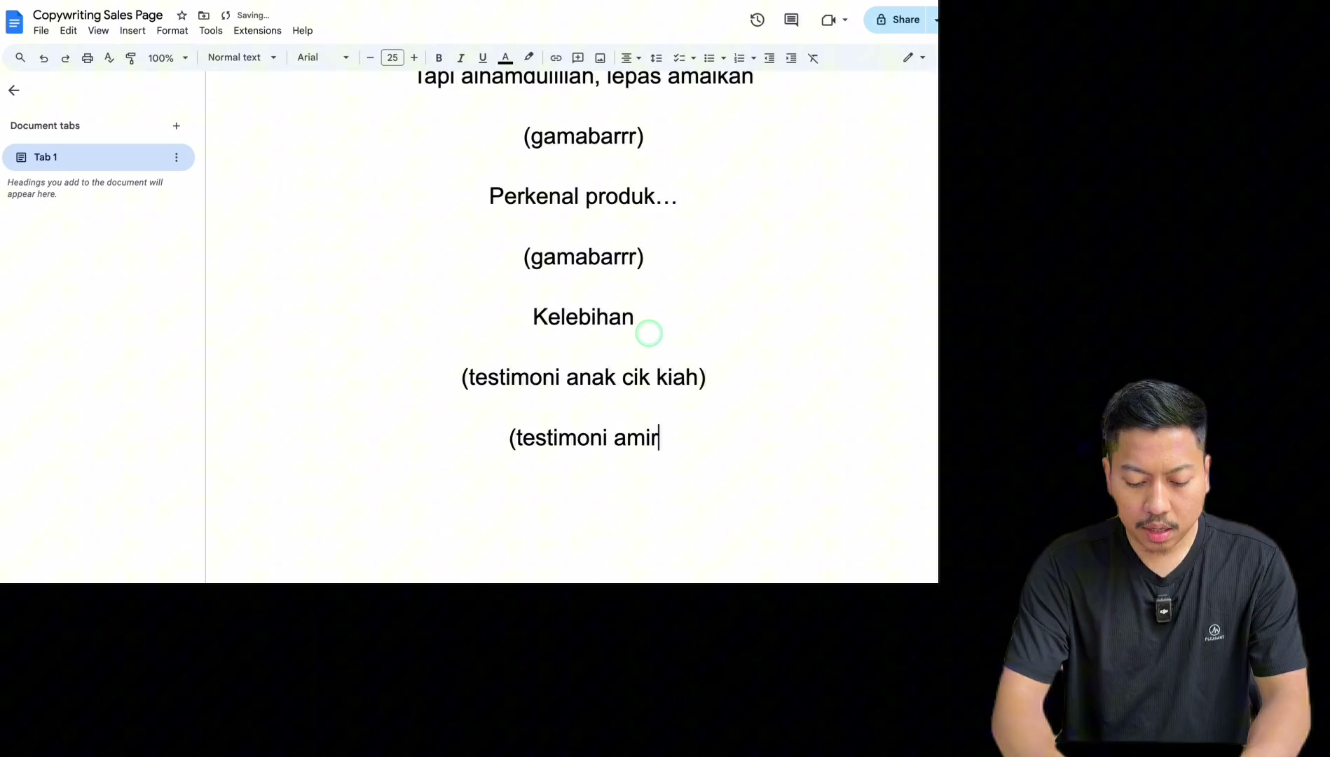 Paparan rakaman pada 00:23:00