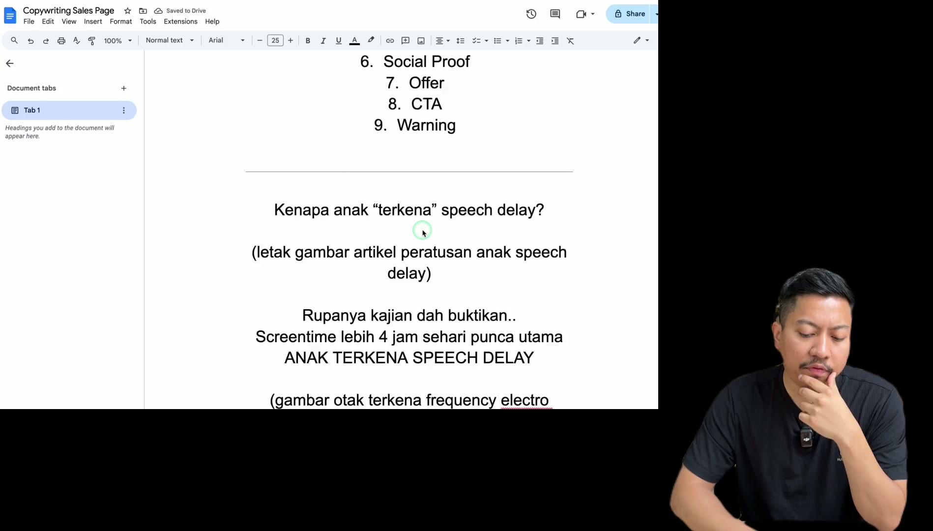 Paparan rakaman pada 00:23:09