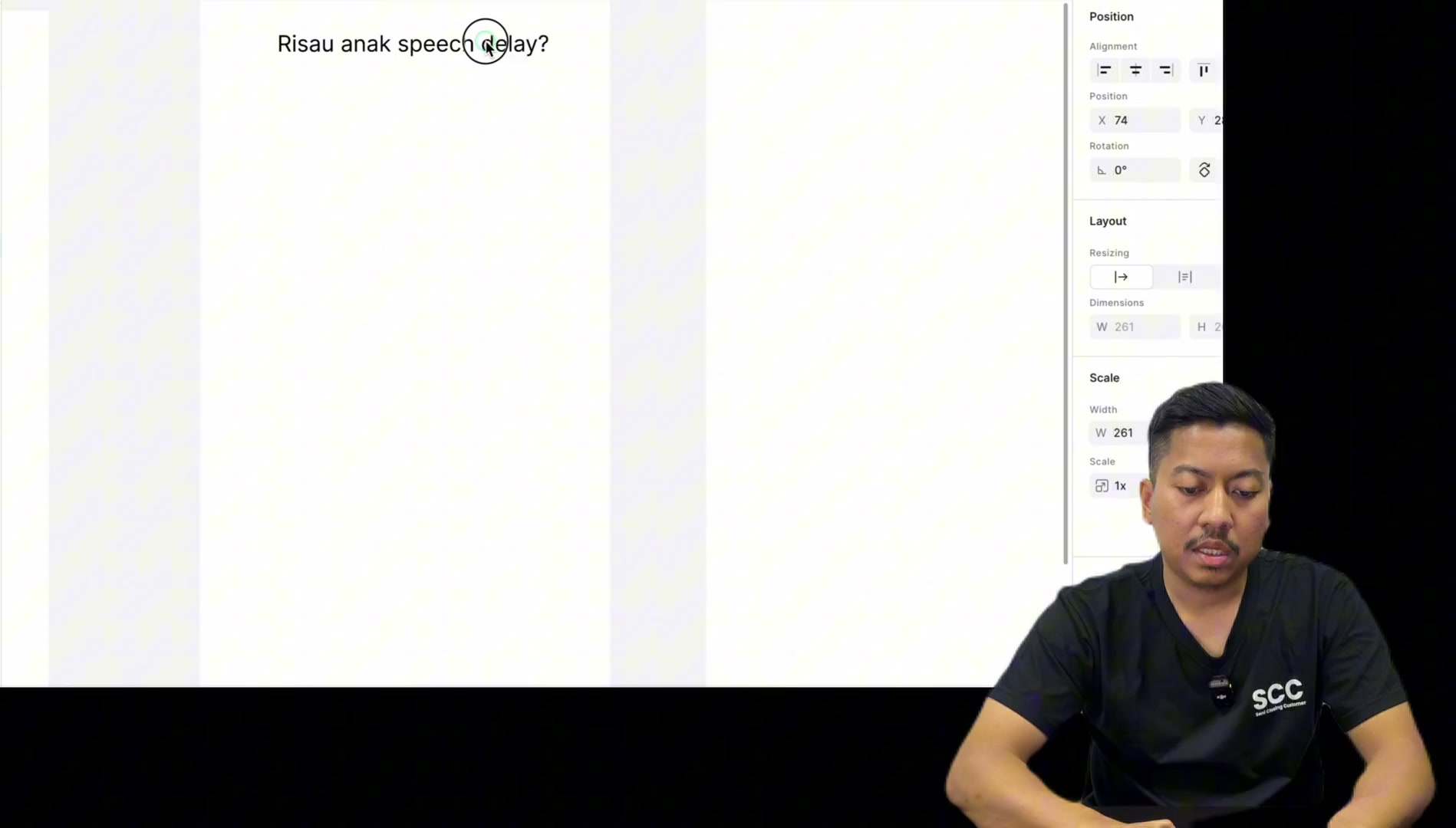 Paparan rakaman pada 00:12:00