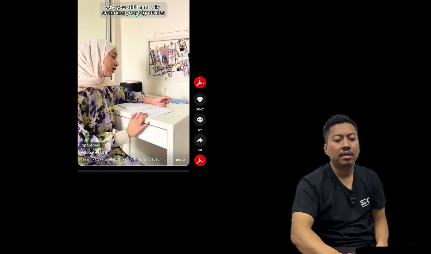 Paparan rakaman pada 00:03:18