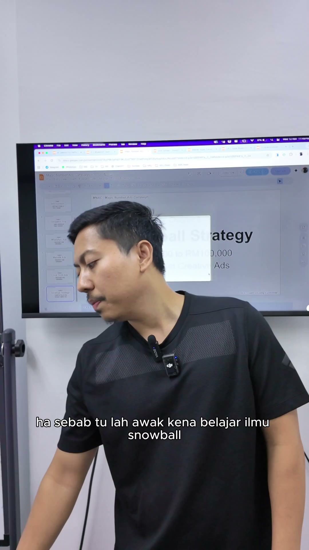 Paparan rakaman pada 00:00:15