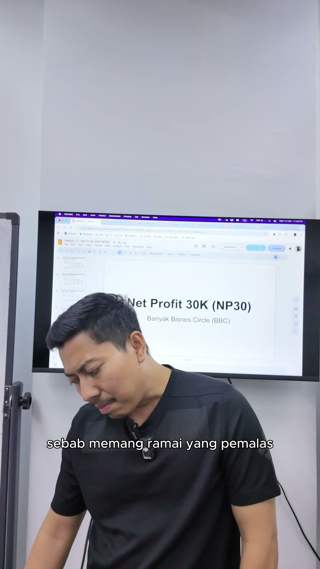 Paparan rakaman pada 00:05:03