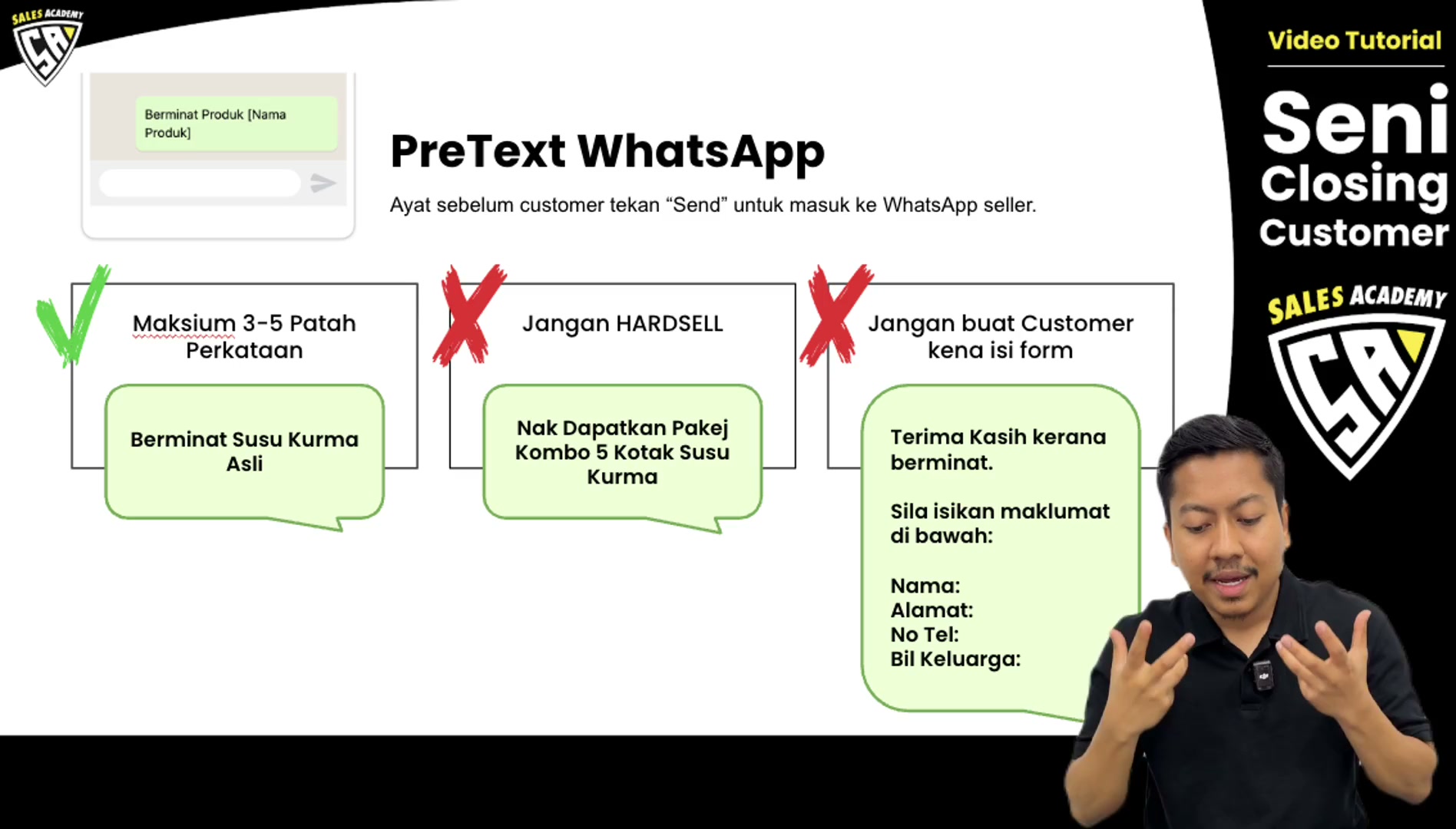Paparan rakaman pada 00:00:30