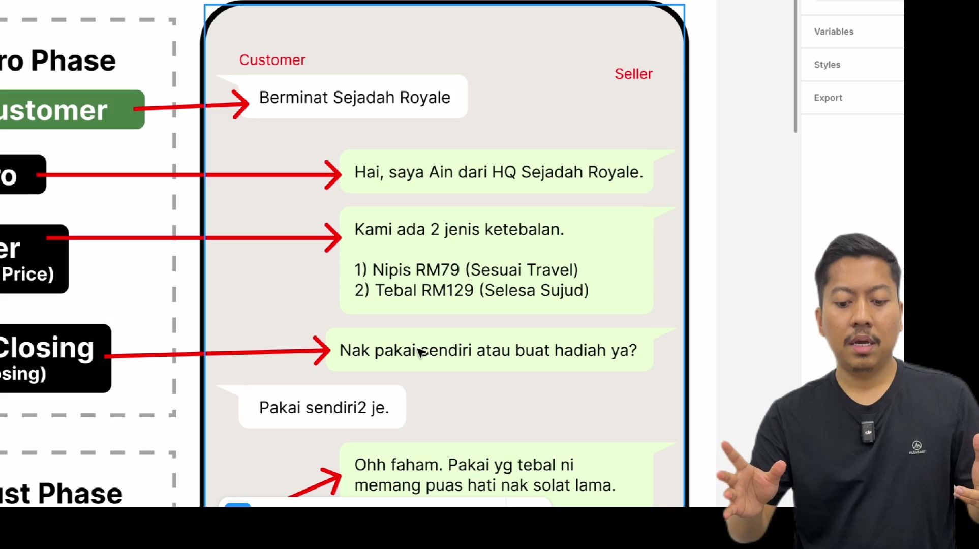 Paparan rakaman pada 00:05:30