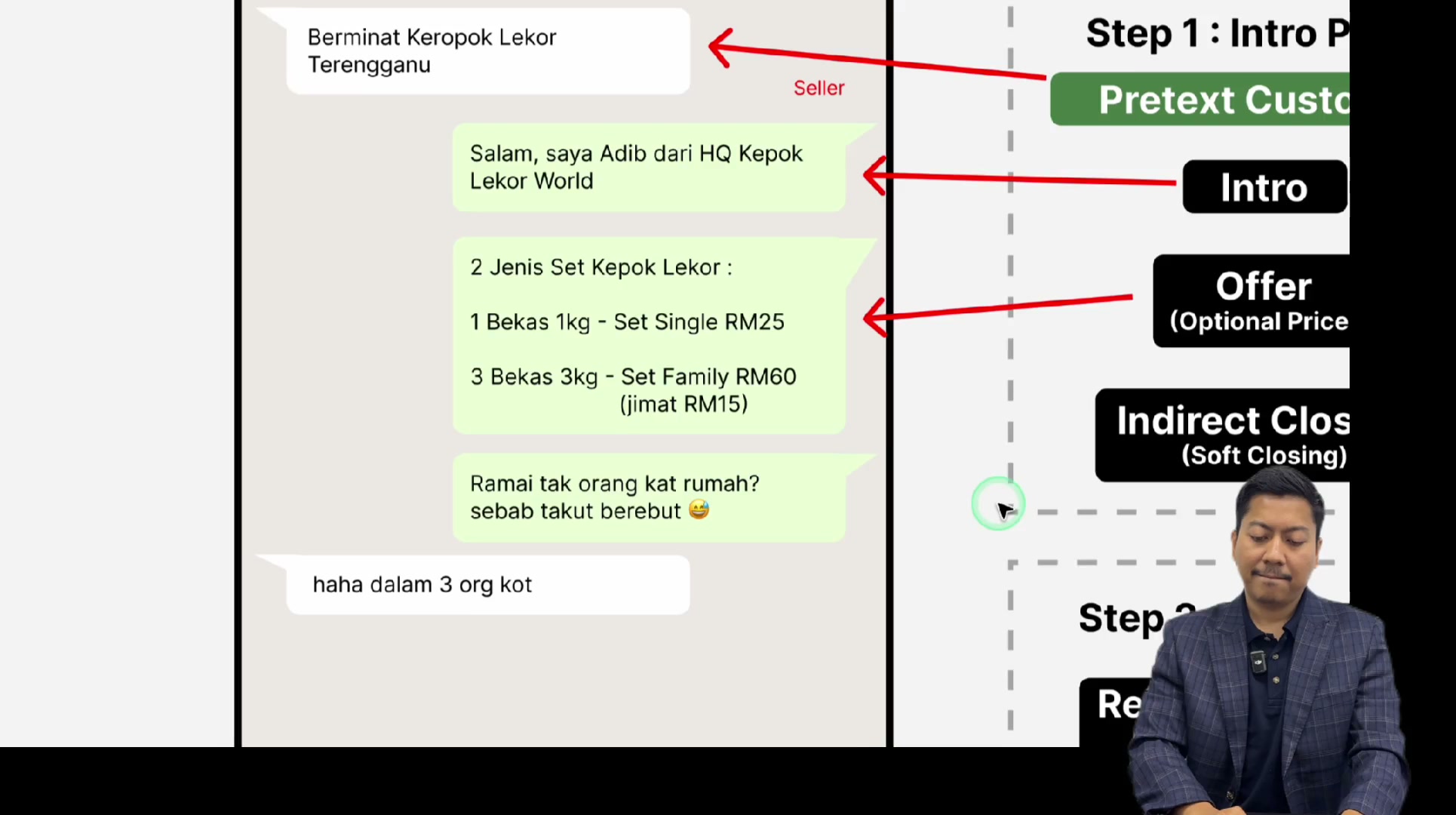 Paparan rakaman pada 00:08:18