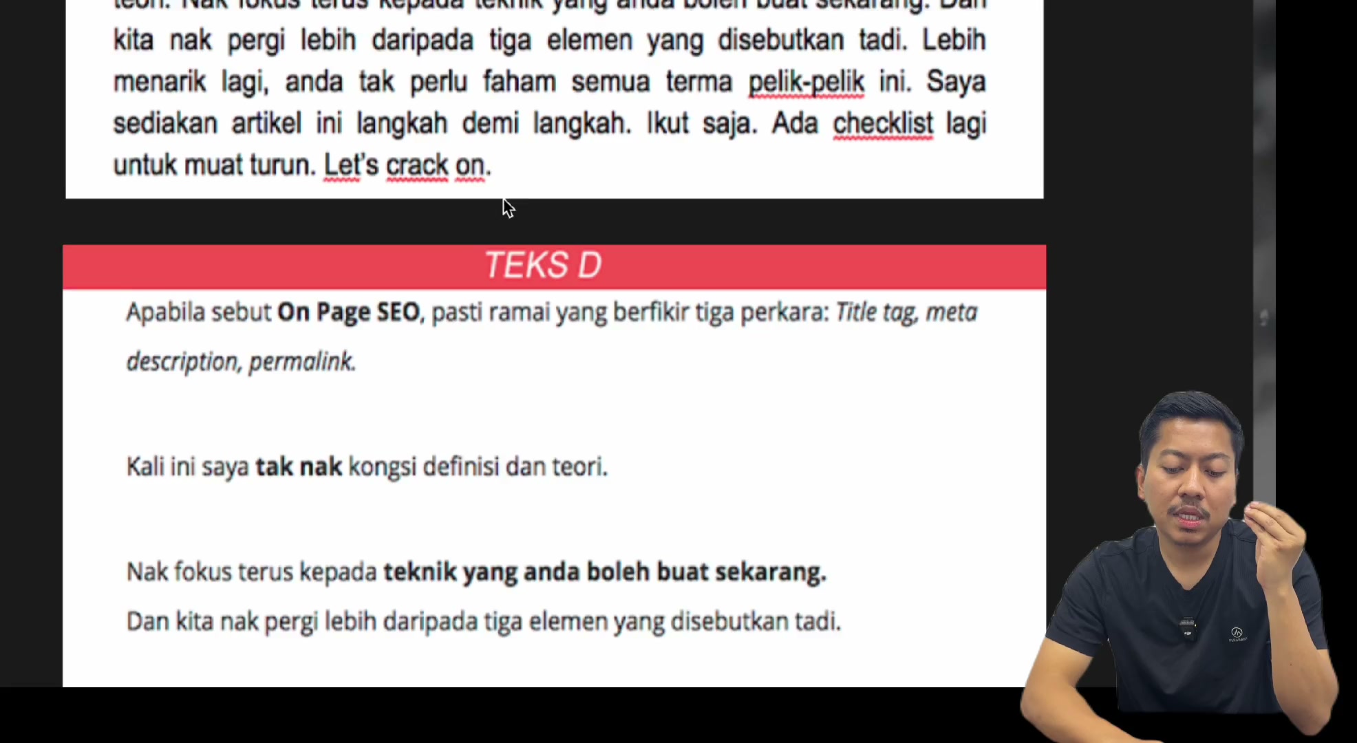 Paparan rakaman pada 00:03:15
