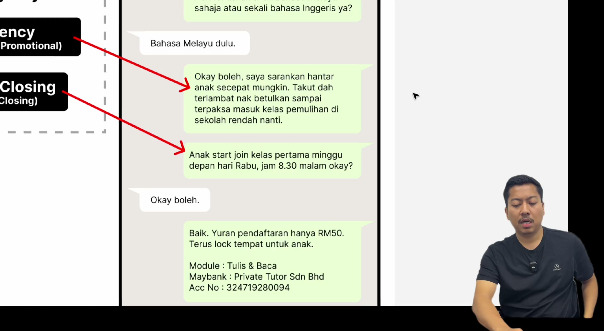 Paparan rakaman pada 00:04:45