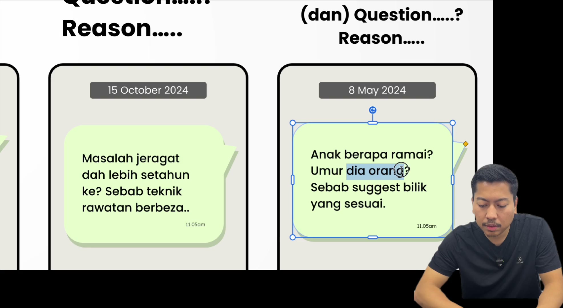 Paparan rakaman pada 00:03:15