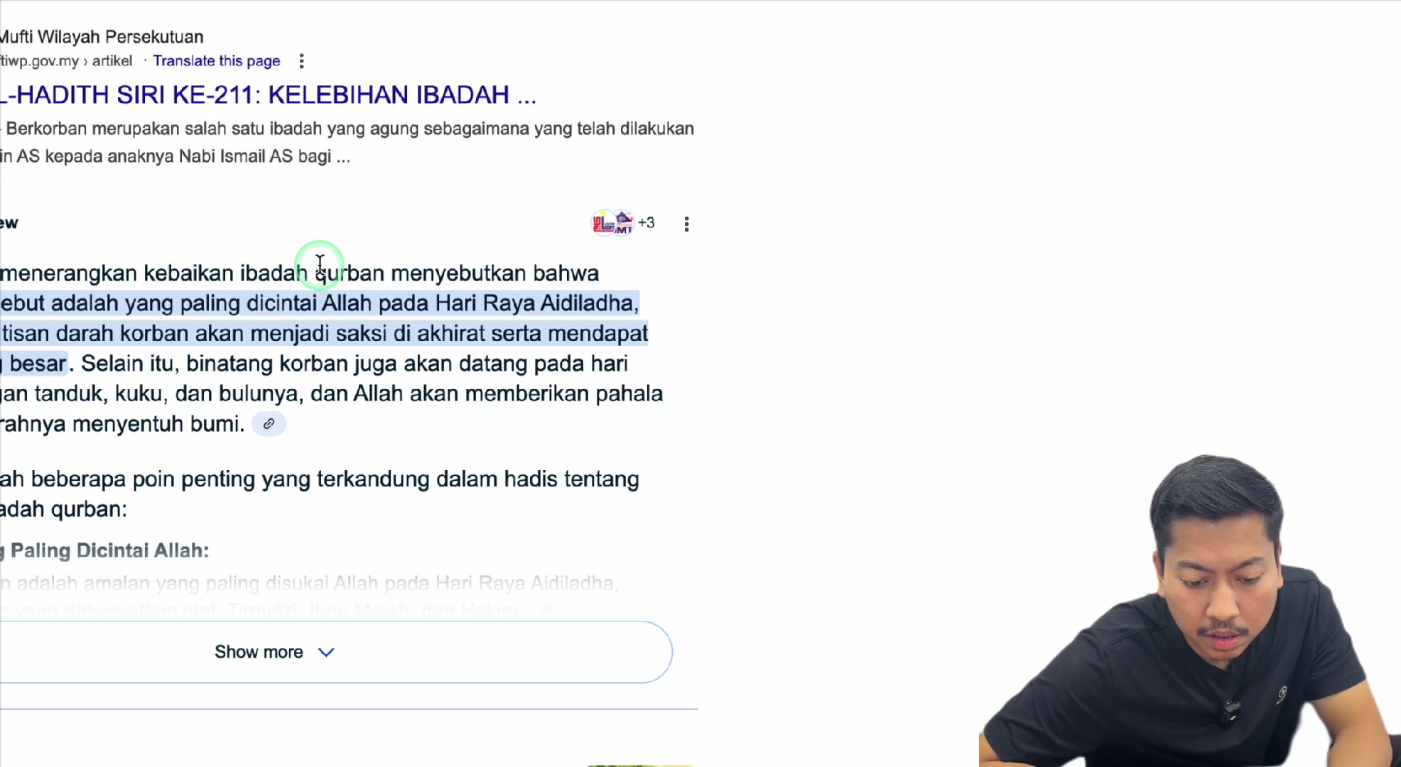 Paparan rakaman pada 00:22:33